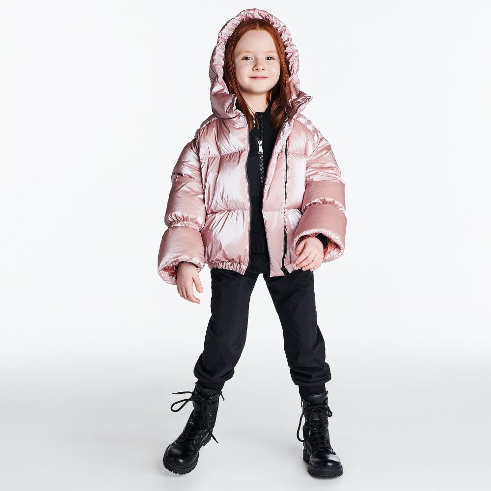 Girls Pink "HERINCE" Padded Down Jacket