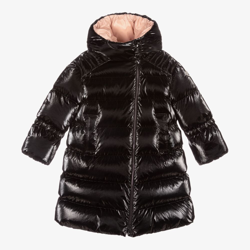 Girls Black "ODETTA" Padded Down Coat