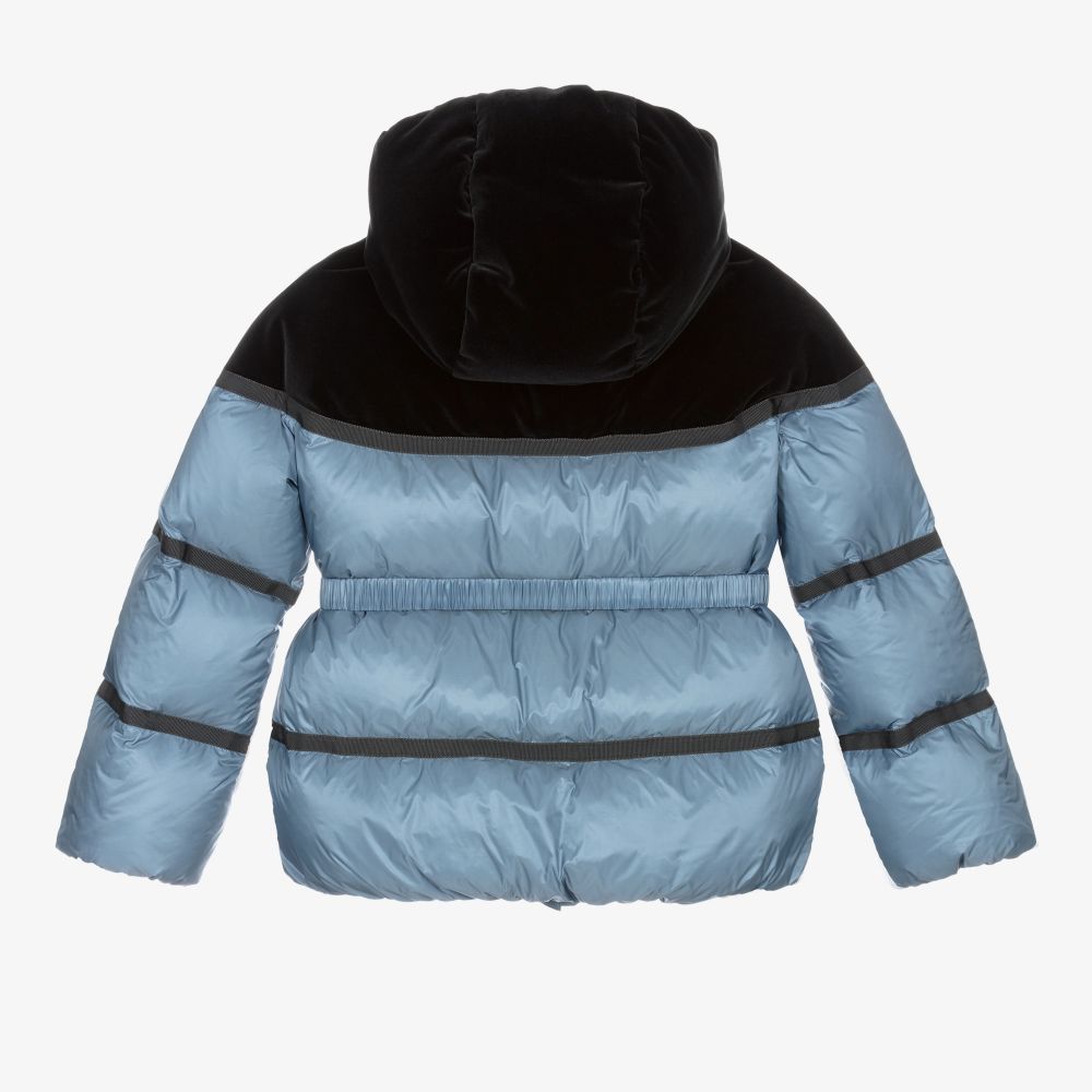 Girls Blue "MELIME" Padded Down Jacket