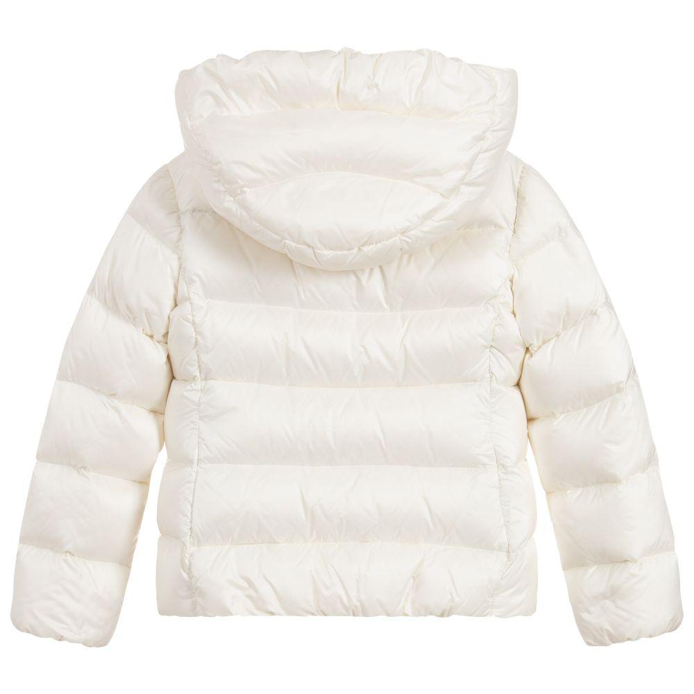 Girls White "CHEVRIL" Padded Down Jacket