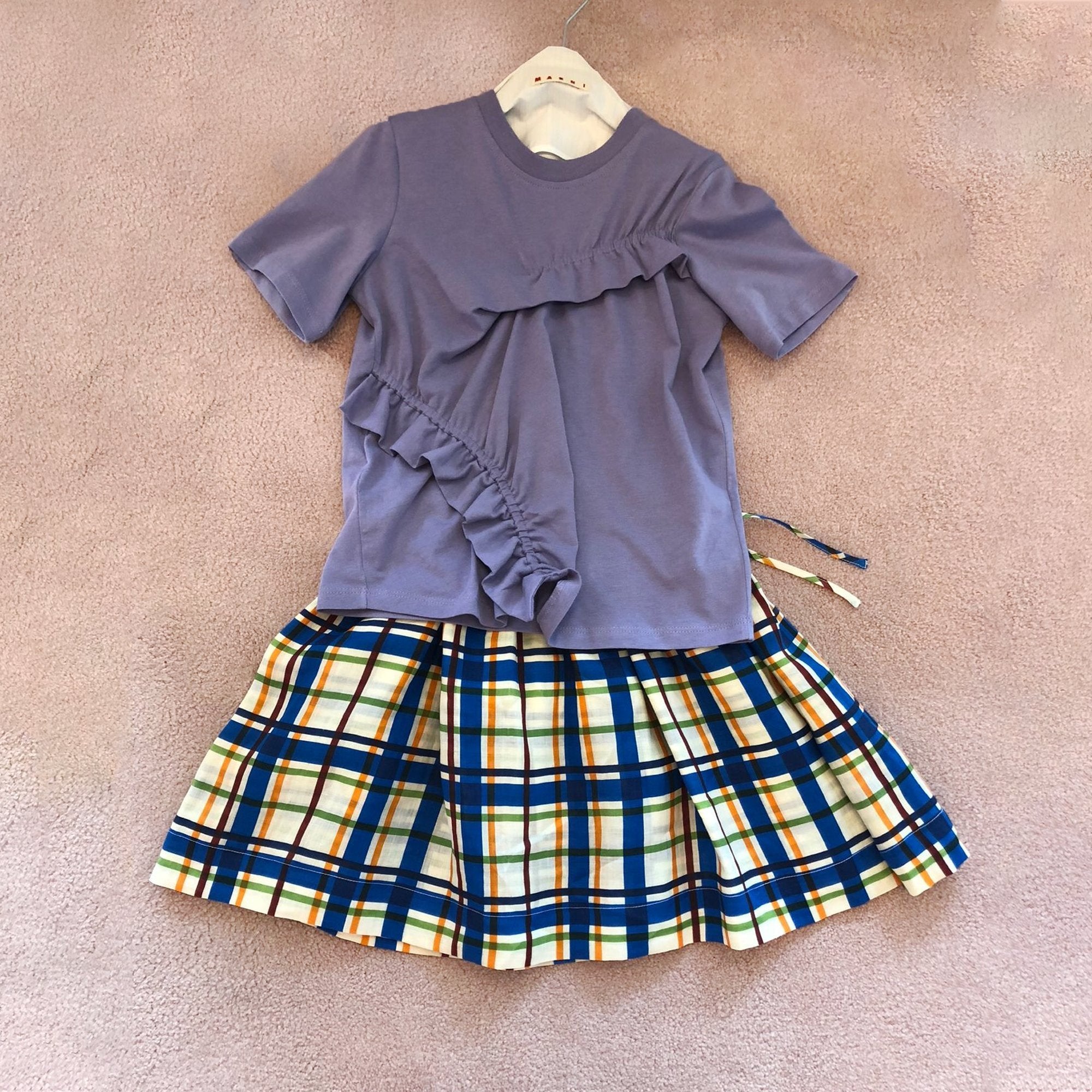 Girls Lilac Cotton T-shirt