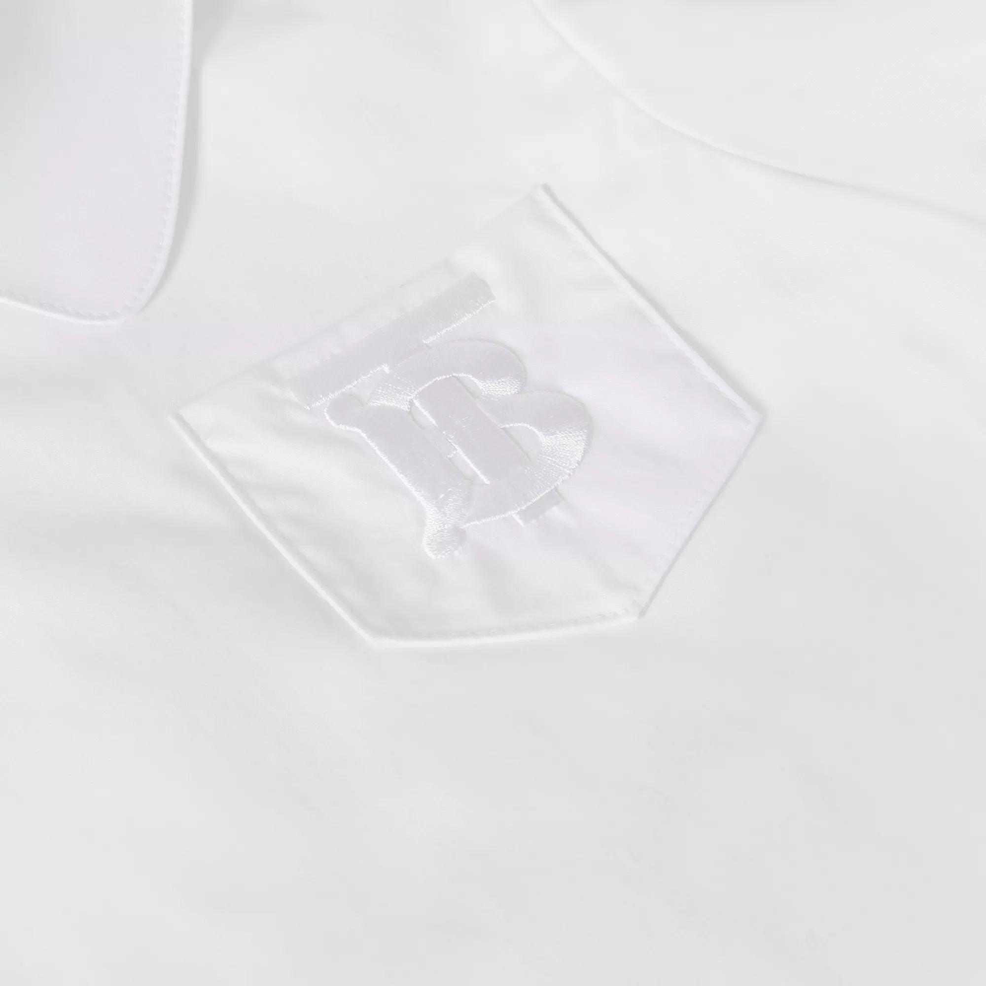 Girls White Cotton Shirt
