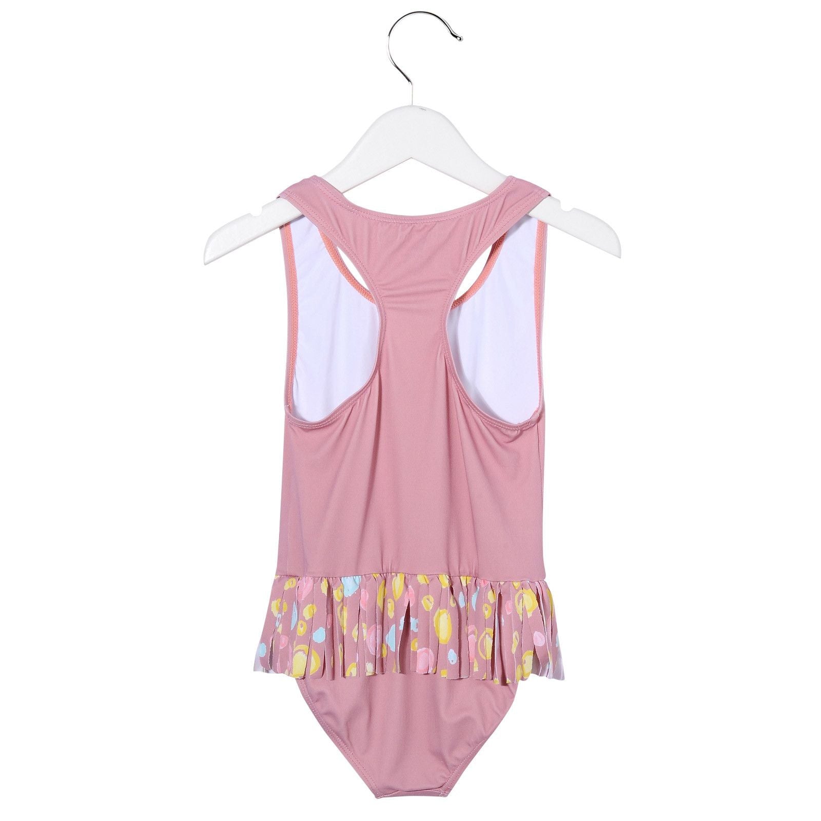 Girls Pink Octopus Printed Swimsuit With Frill Design - CÉMAROSE | Children's Fashion Store - 2