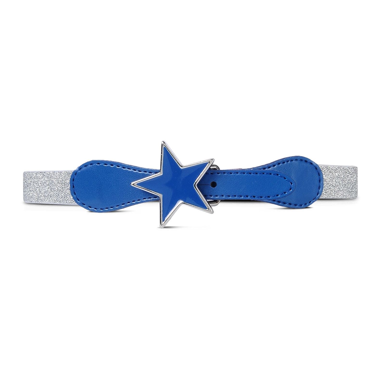 Girls Lurex Silver Belt With Star Trims - CÉMAROSE | Children's Fashion Store - 2