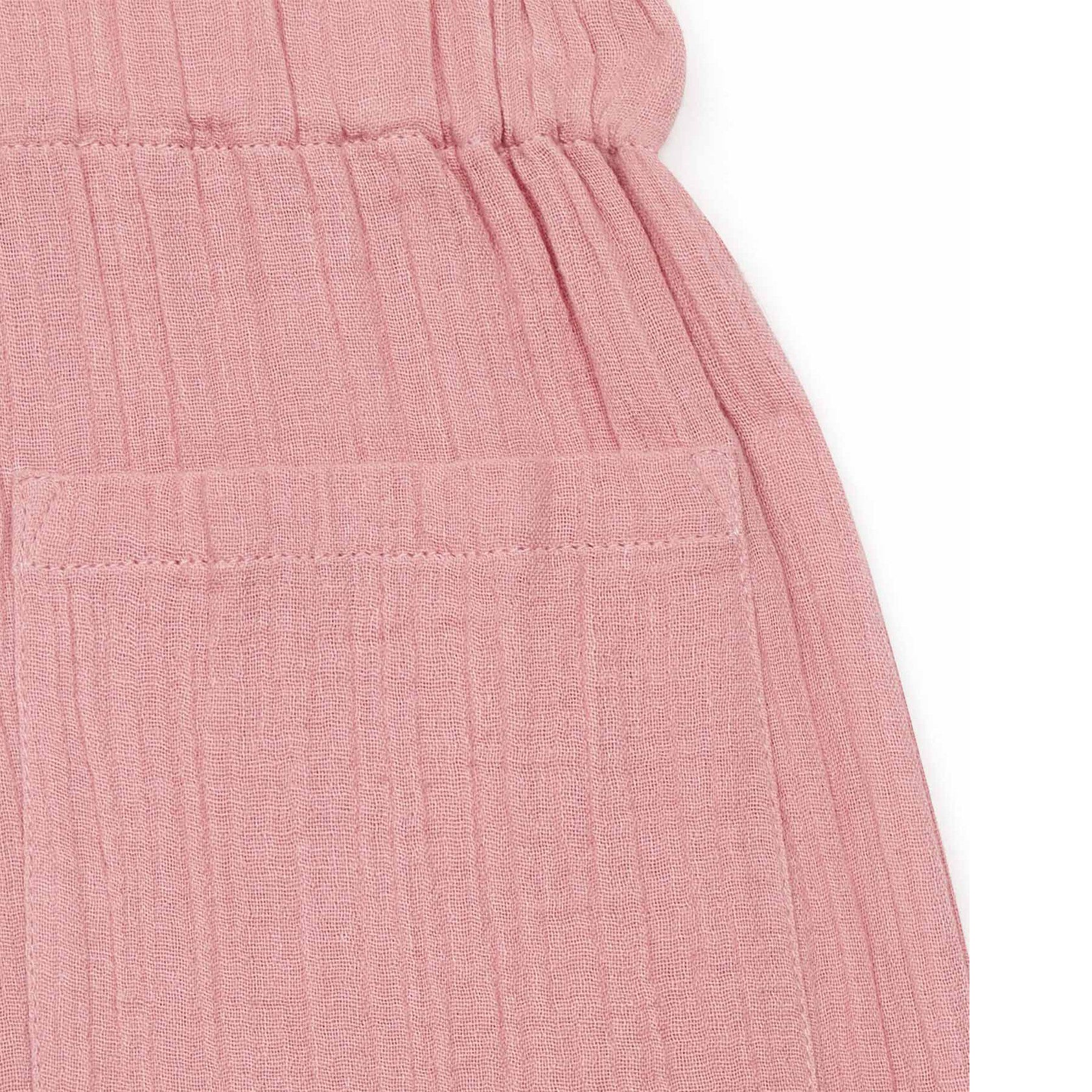 Girls Pink Cotton Trousers