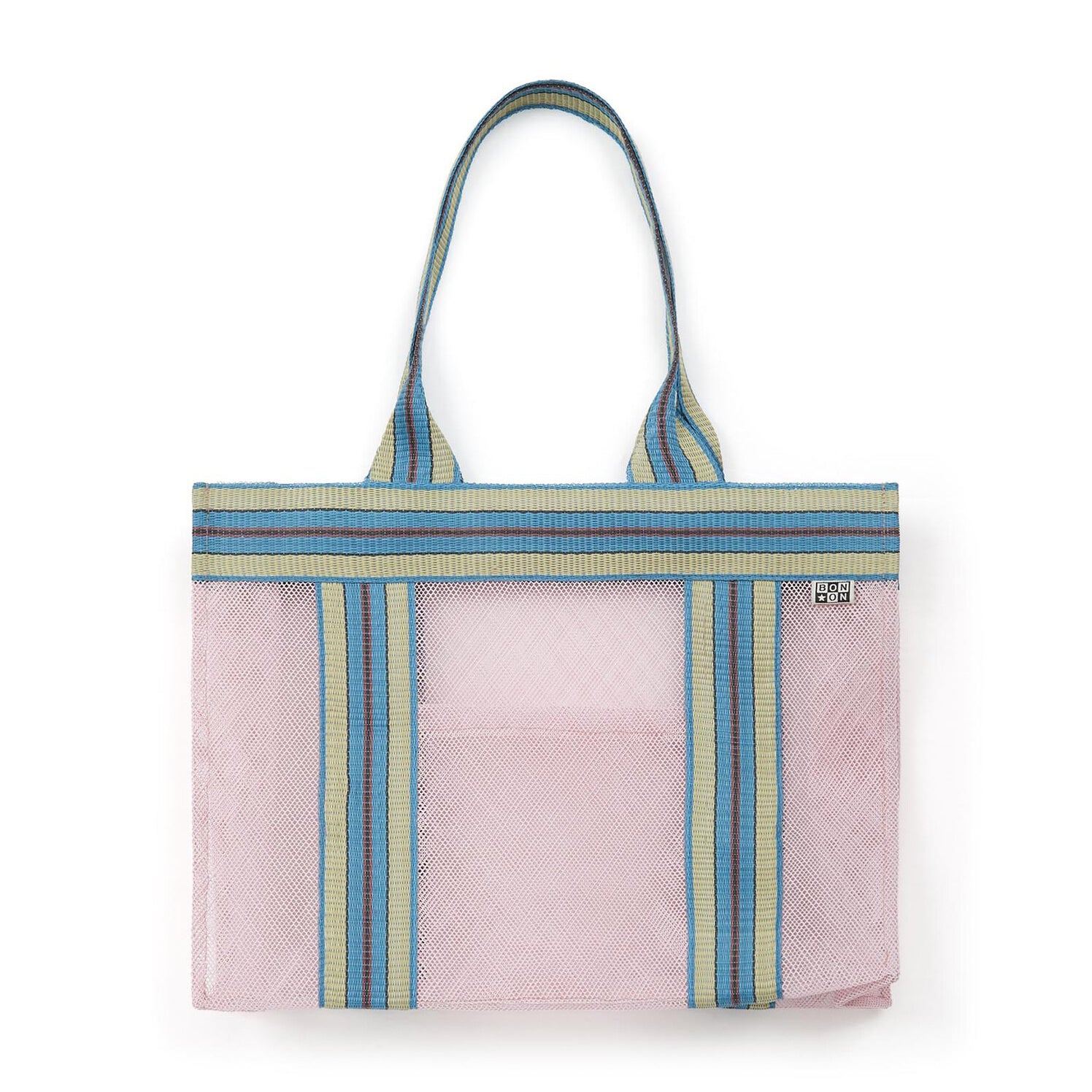 Girls Pink Mesh Handbag