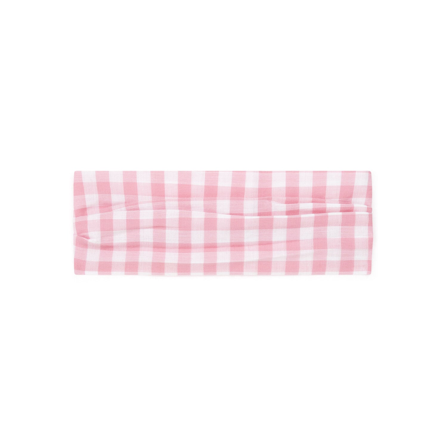 Girls Pink Check Headband