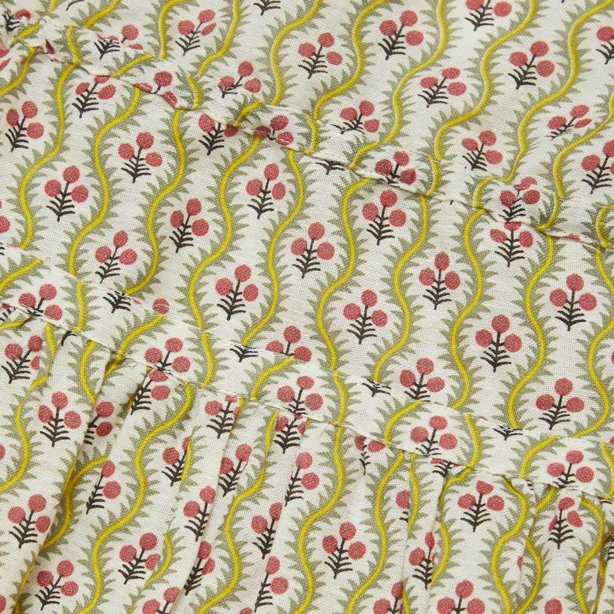 Girls Beige Cotton Dress