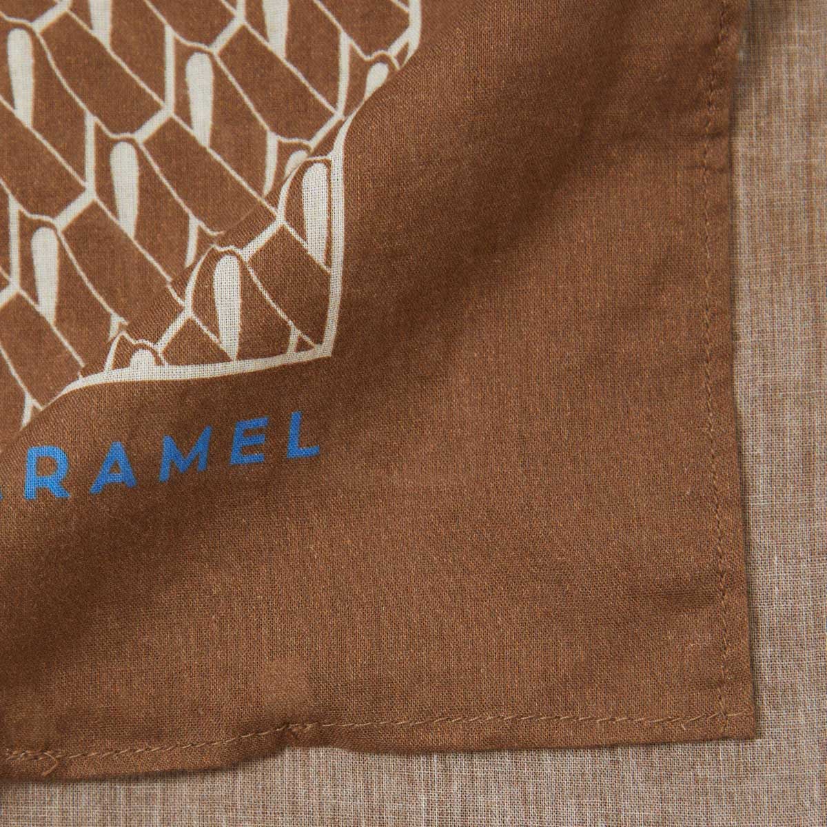 Girls Brown Cotton Scarf