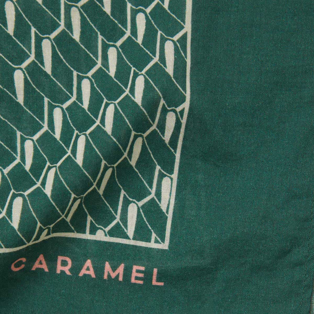 Girls Green Cotton Scarf