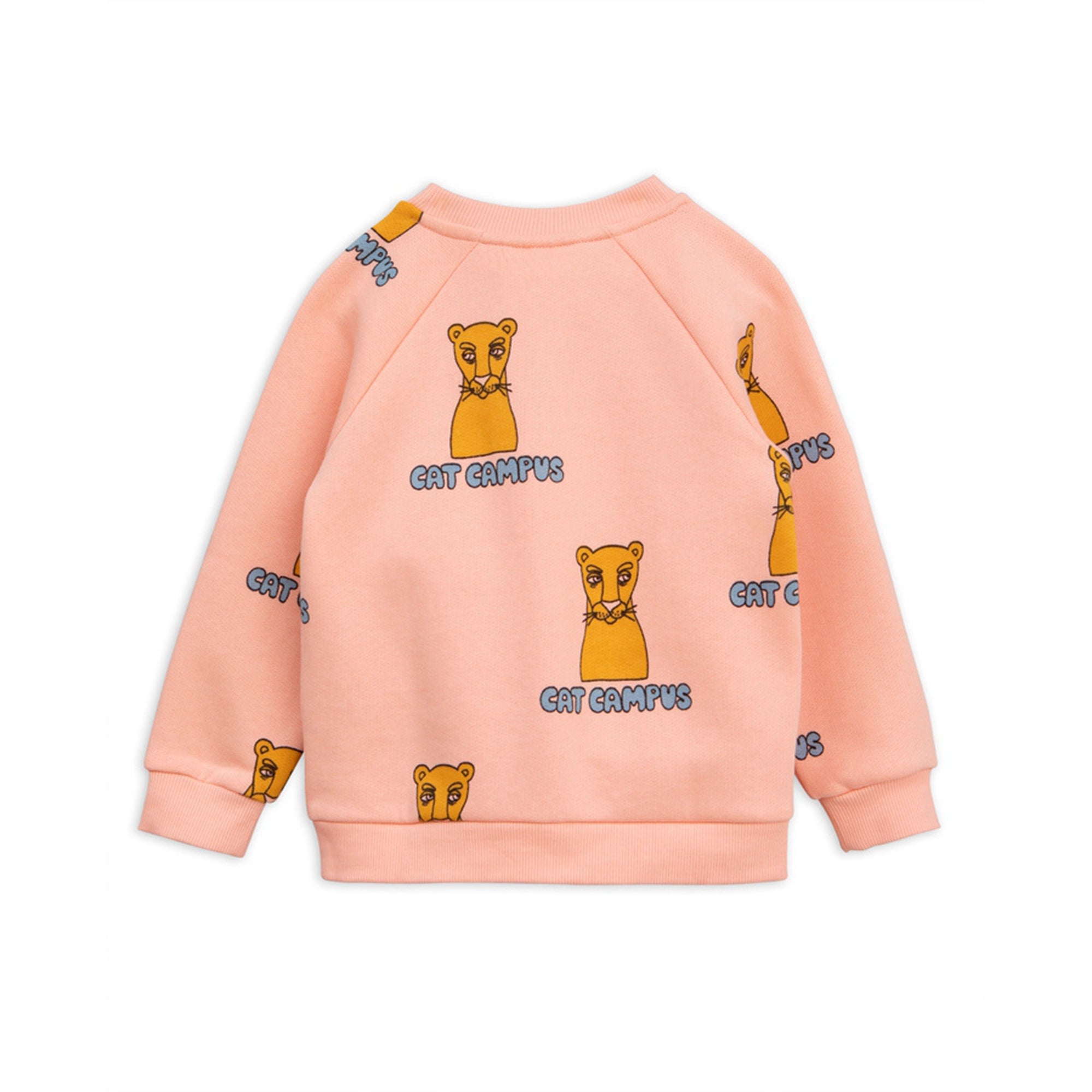 Girls Orange Organic Cotton Sweatshirt