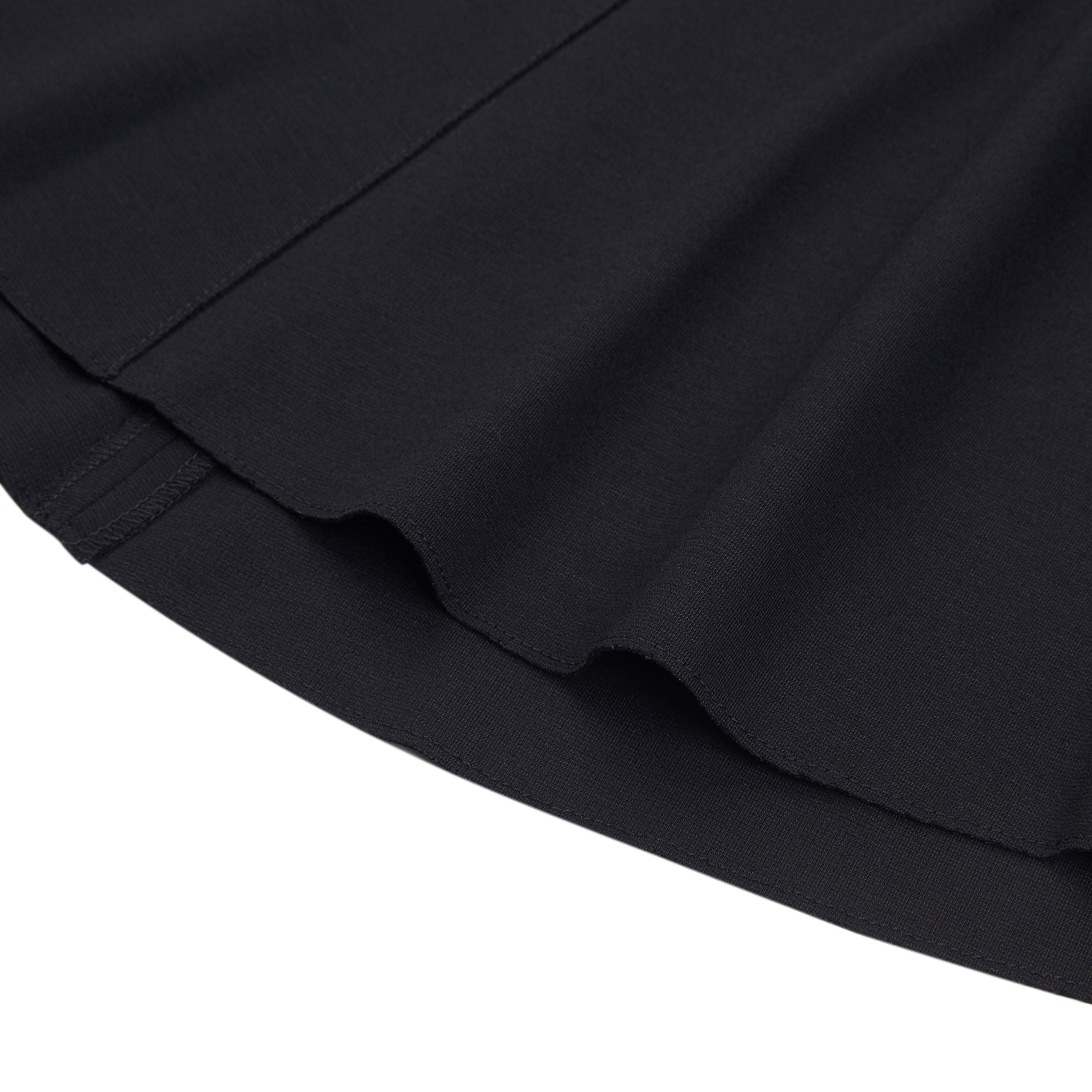 Girls Black & White Collar Dress