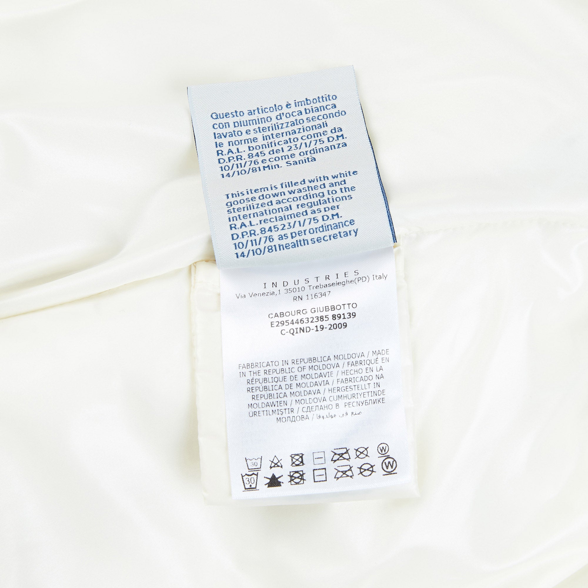 Girls White "CABOURG" Padded Down Coat