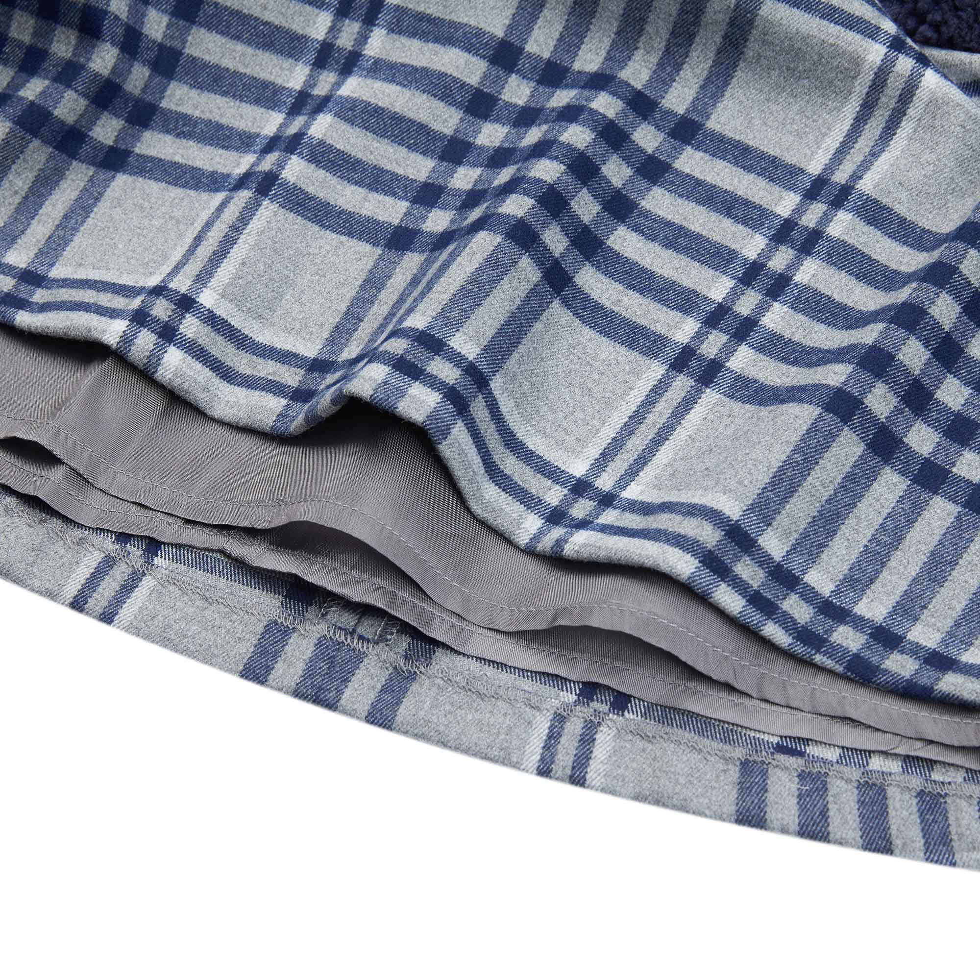 Girls Blue Check Dress