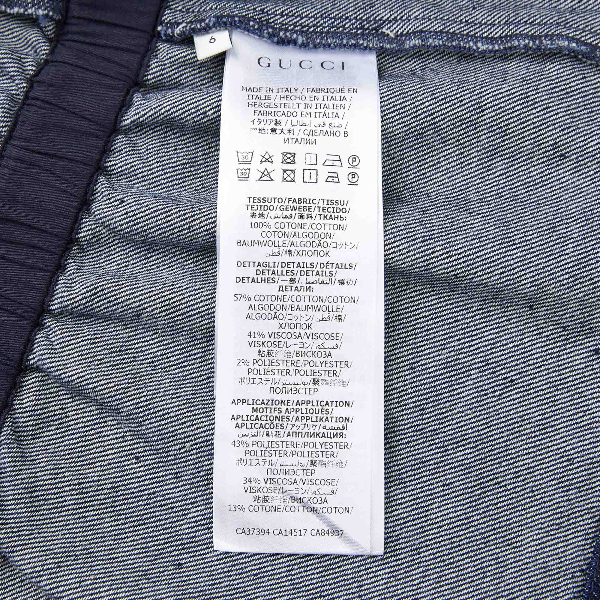 Girls Dark Blue Denim Jacket