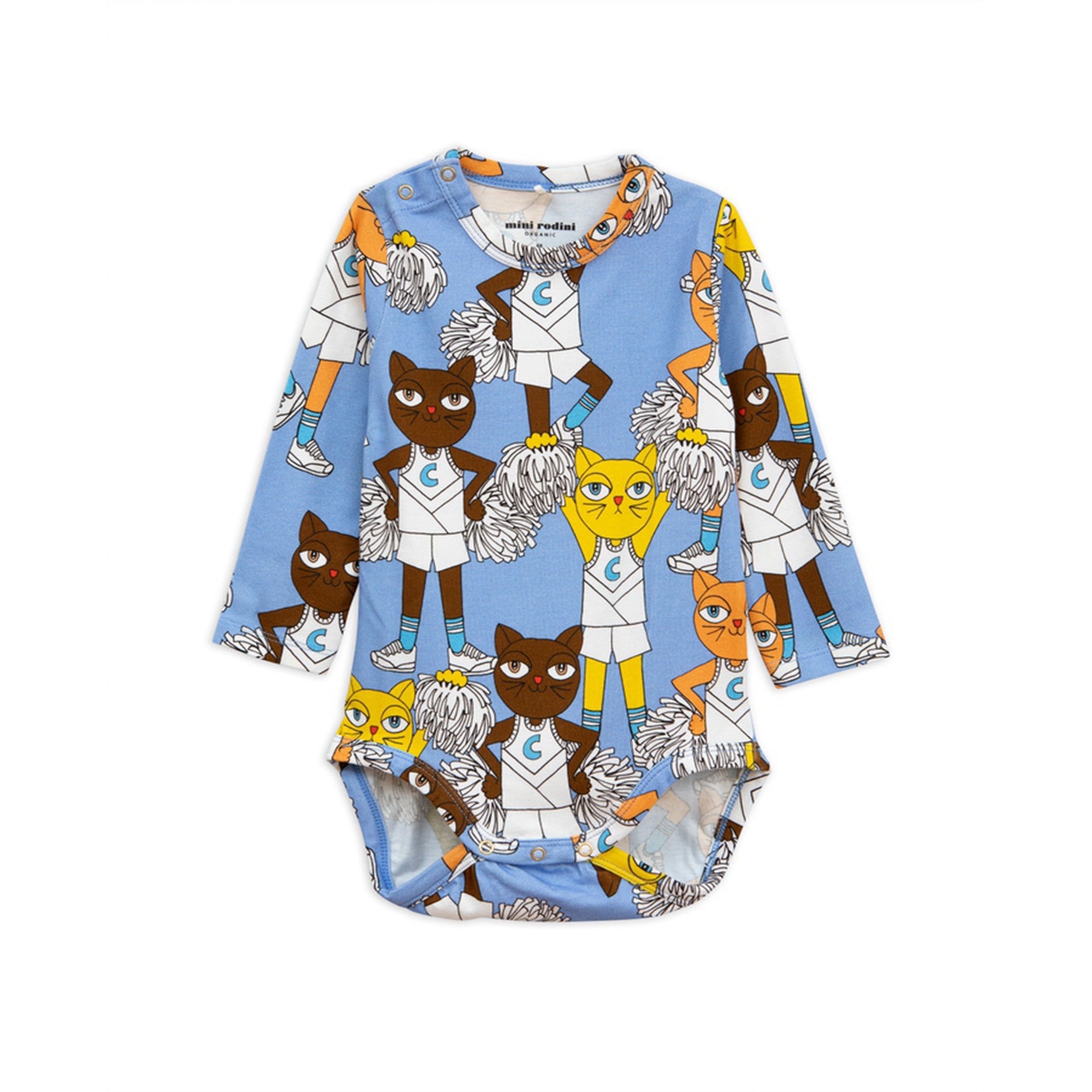 Baby Blue Organic Cotton Babysuit