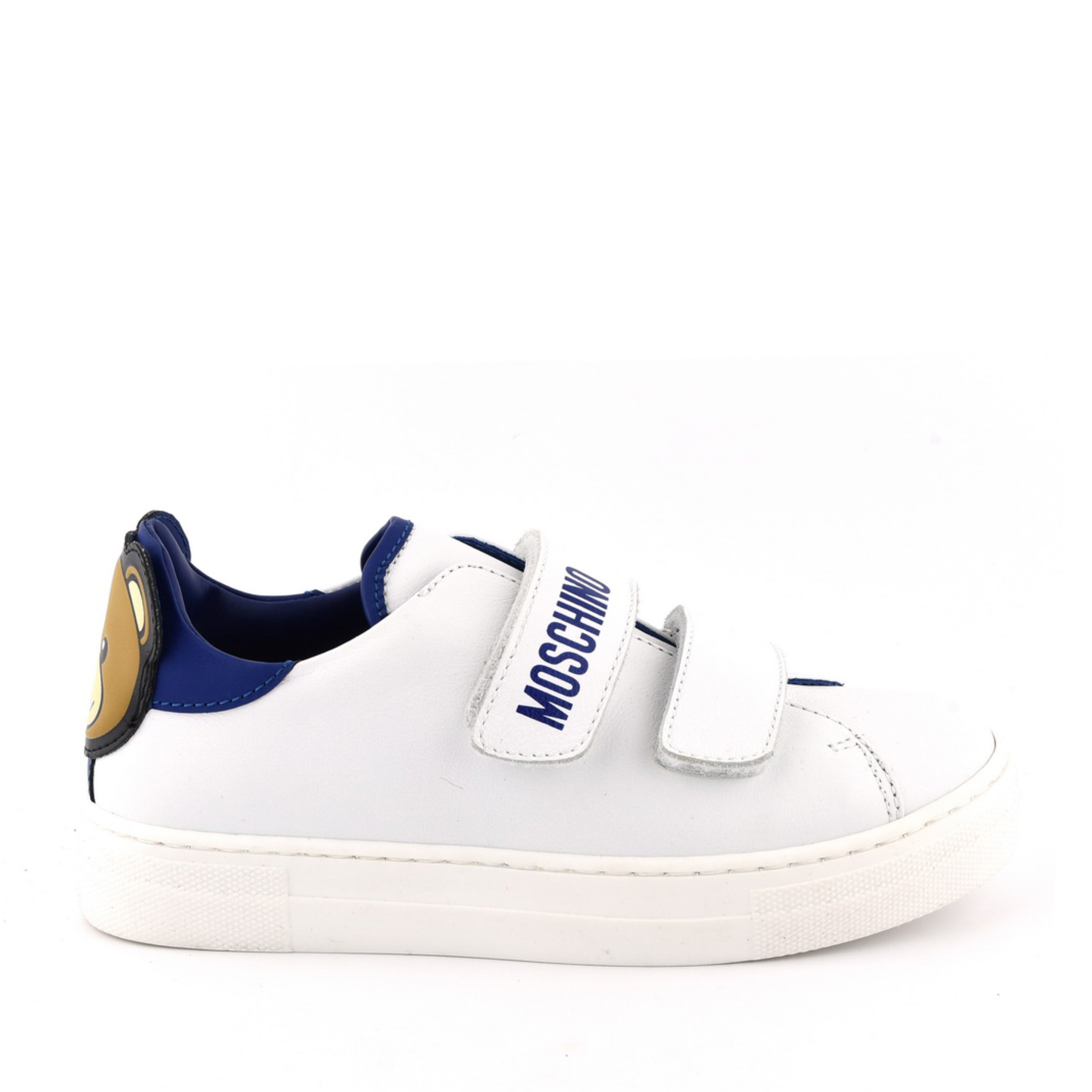 Girls White Teddy Sneakers