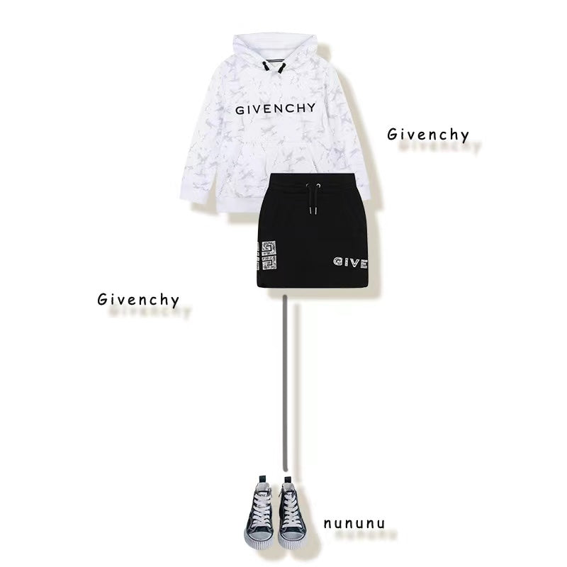 Boy & Girls White Sweatshirts
