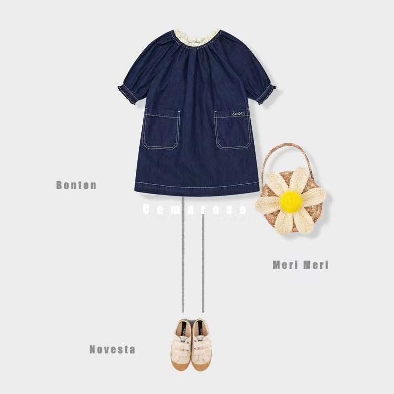 White Daisy Straw Bag