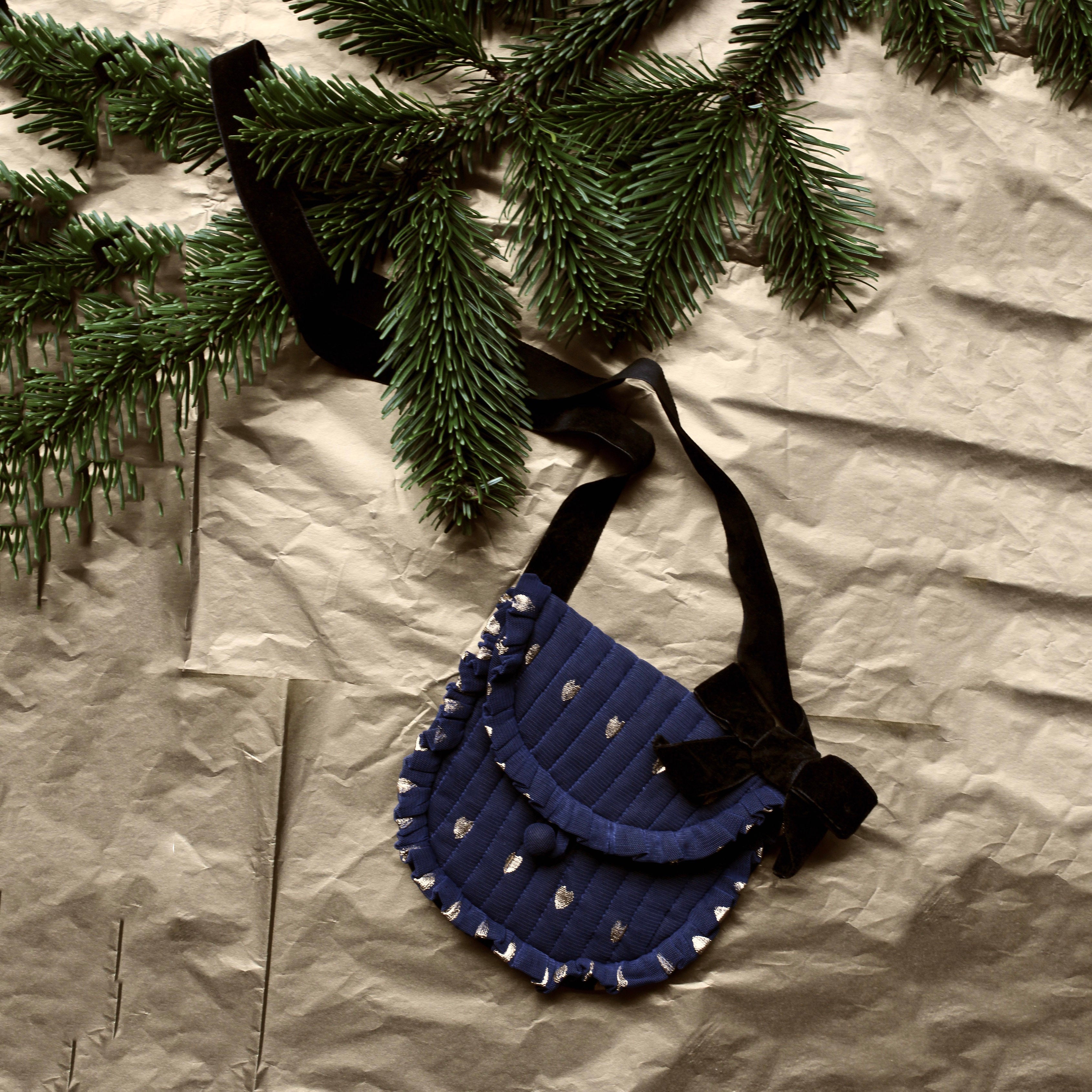 Girls Blue Heart Bag