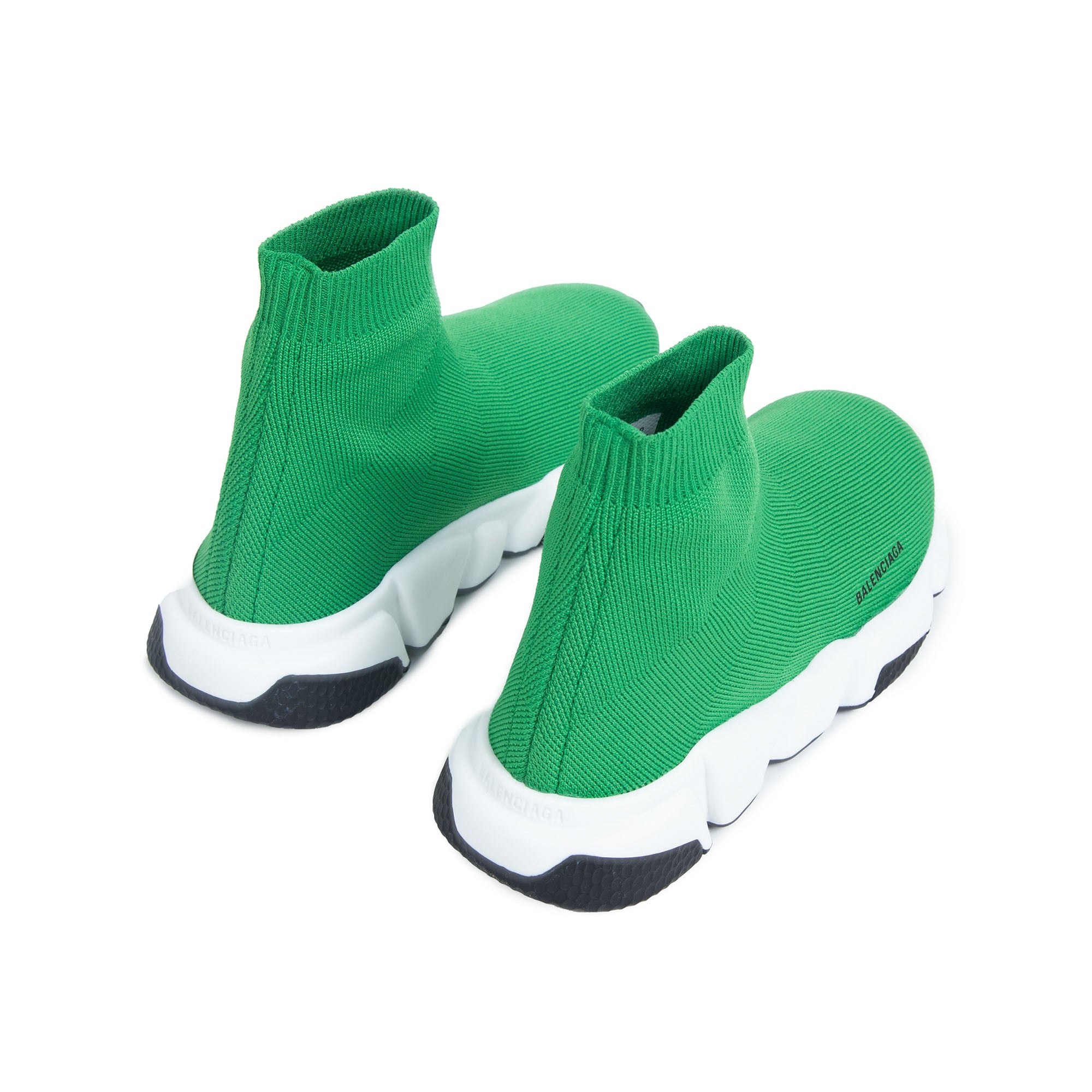 Boys & Girls Green Logo Shoes