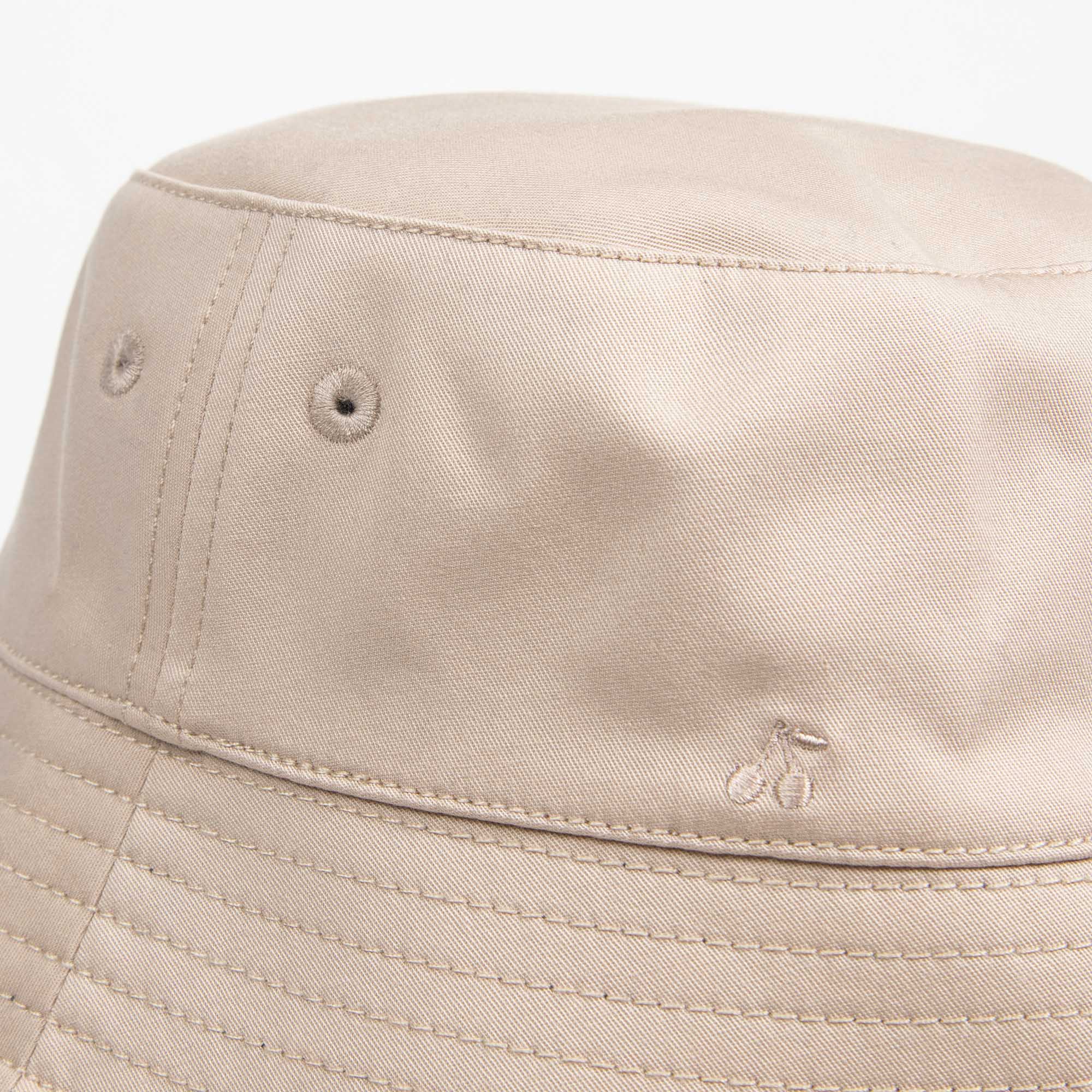 Girls Beige Bucket Hat