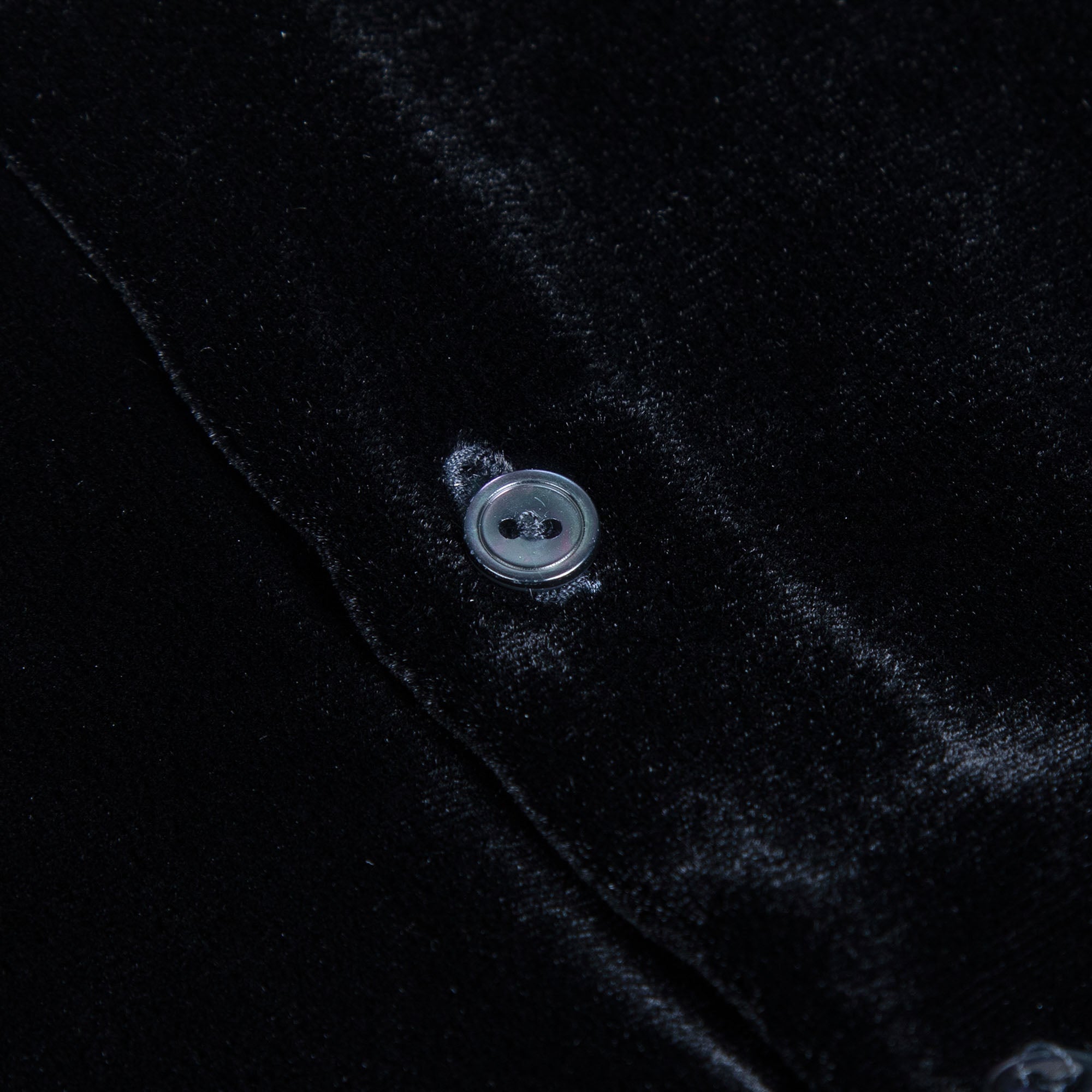 Girls Black Velvet Dress