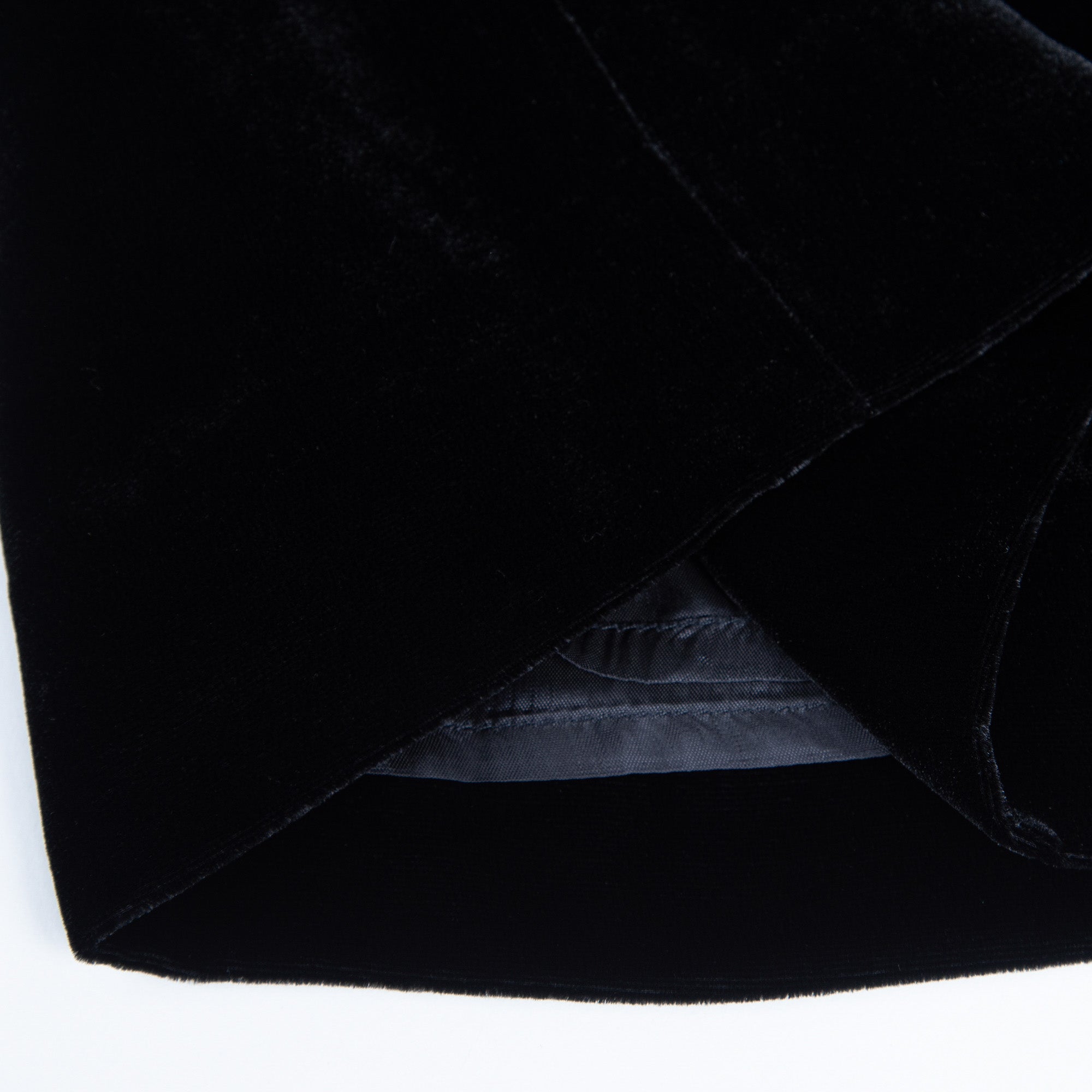 Girls Black Velvet Dress