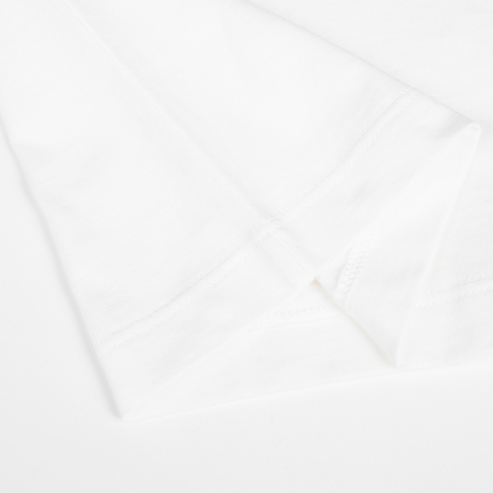 Boys & Girls White FF Logo Cotton T-Shirt