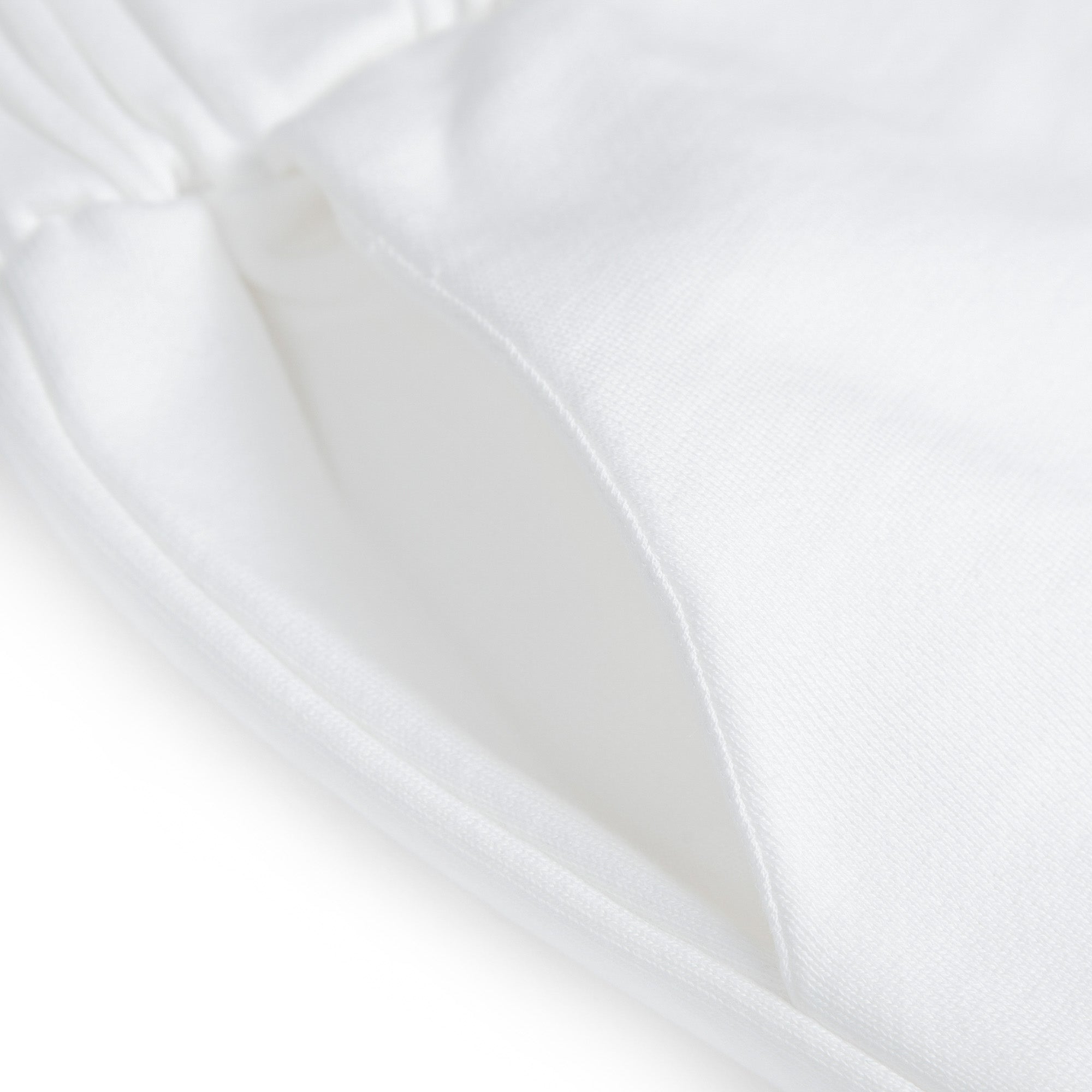 Girls White Cotton Trousers