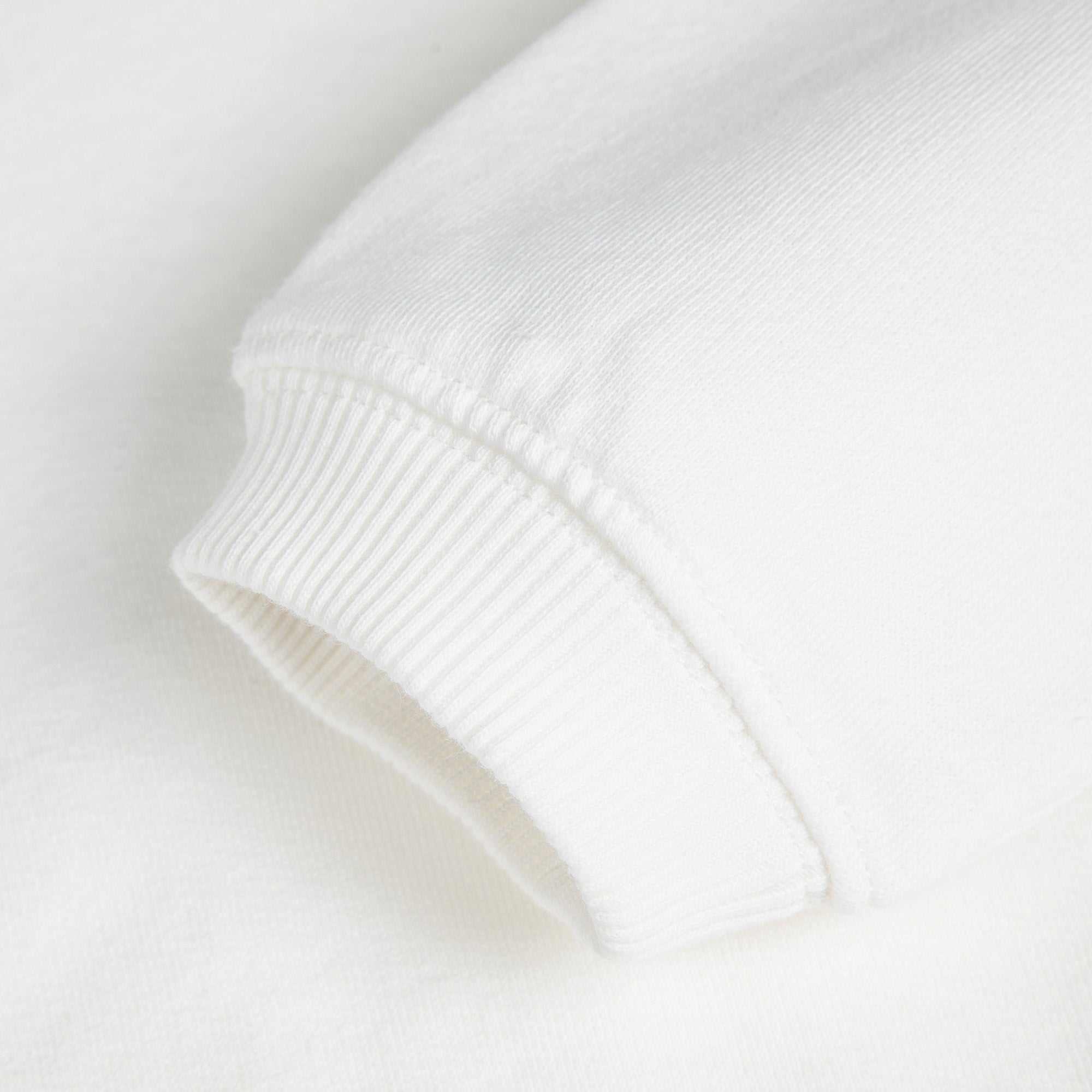 Girls White Logo Cotton Sweatshirt