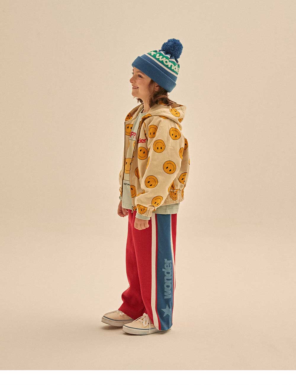 Boys & Girls Blue Printed Cotton T-Shirt