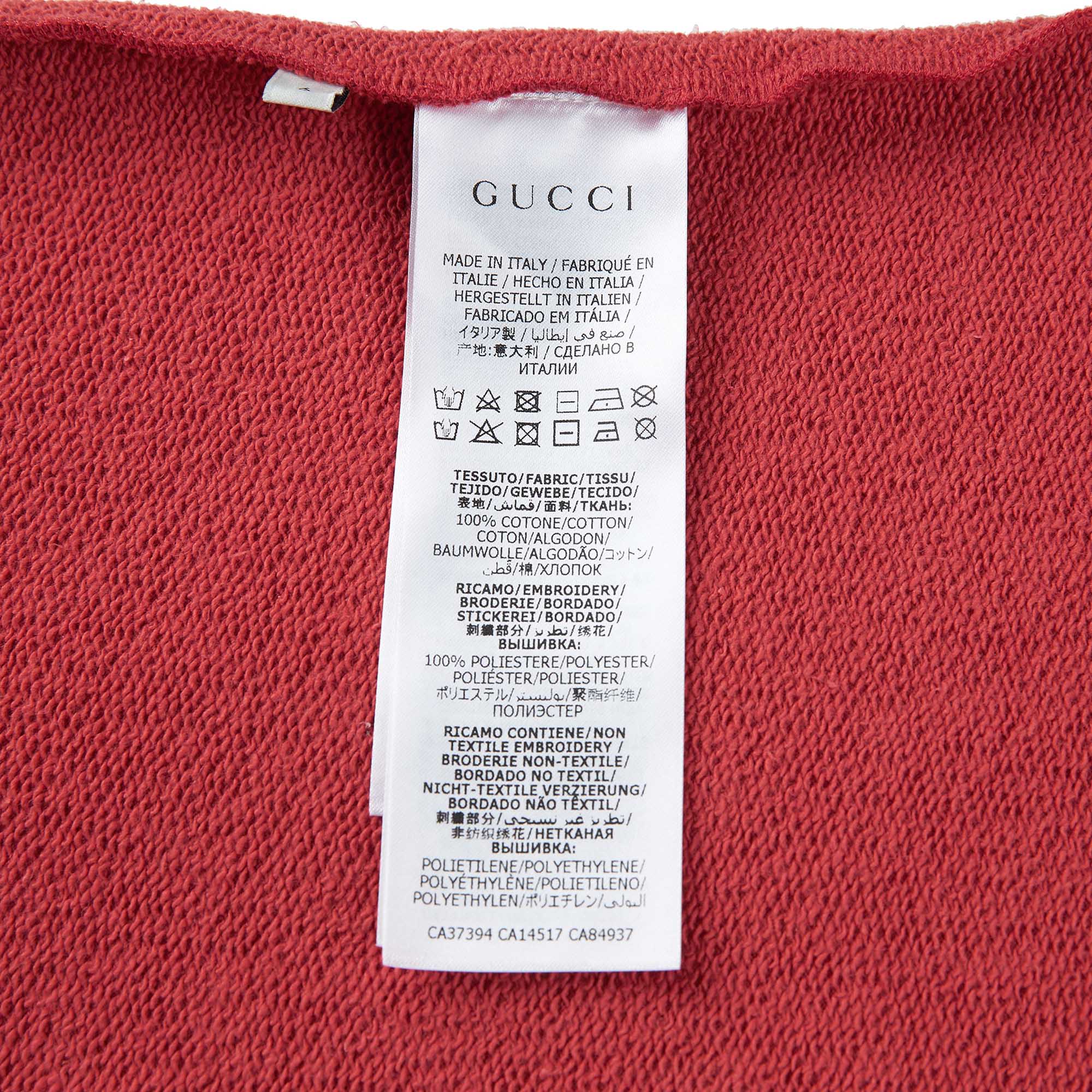 Girls Red Logo Cotton Dress