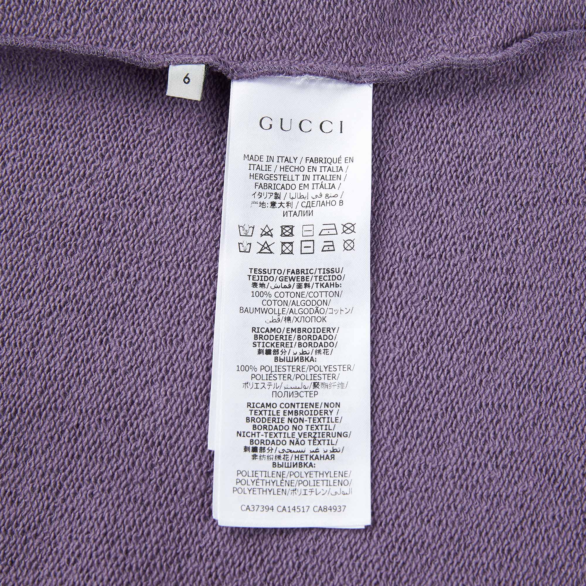 Girls Purple Cotton Dress