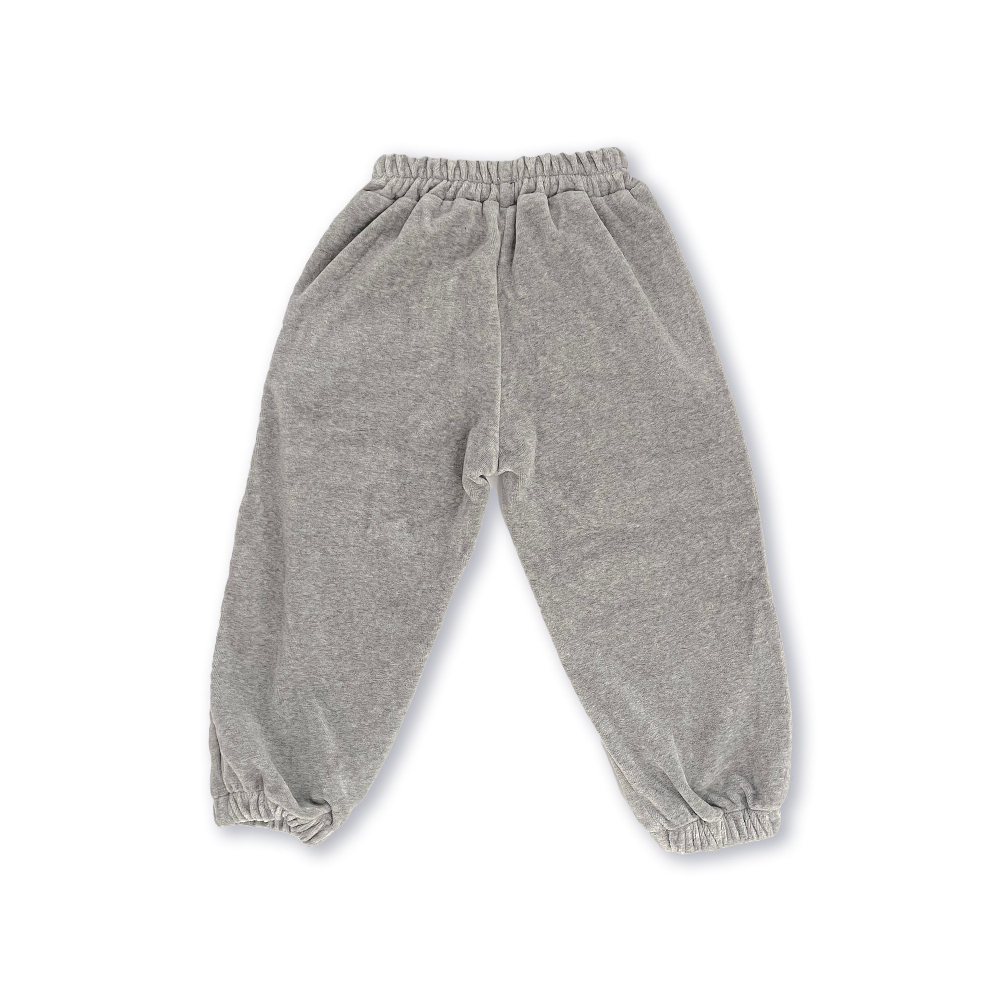Girls Grey Cotton Trousers