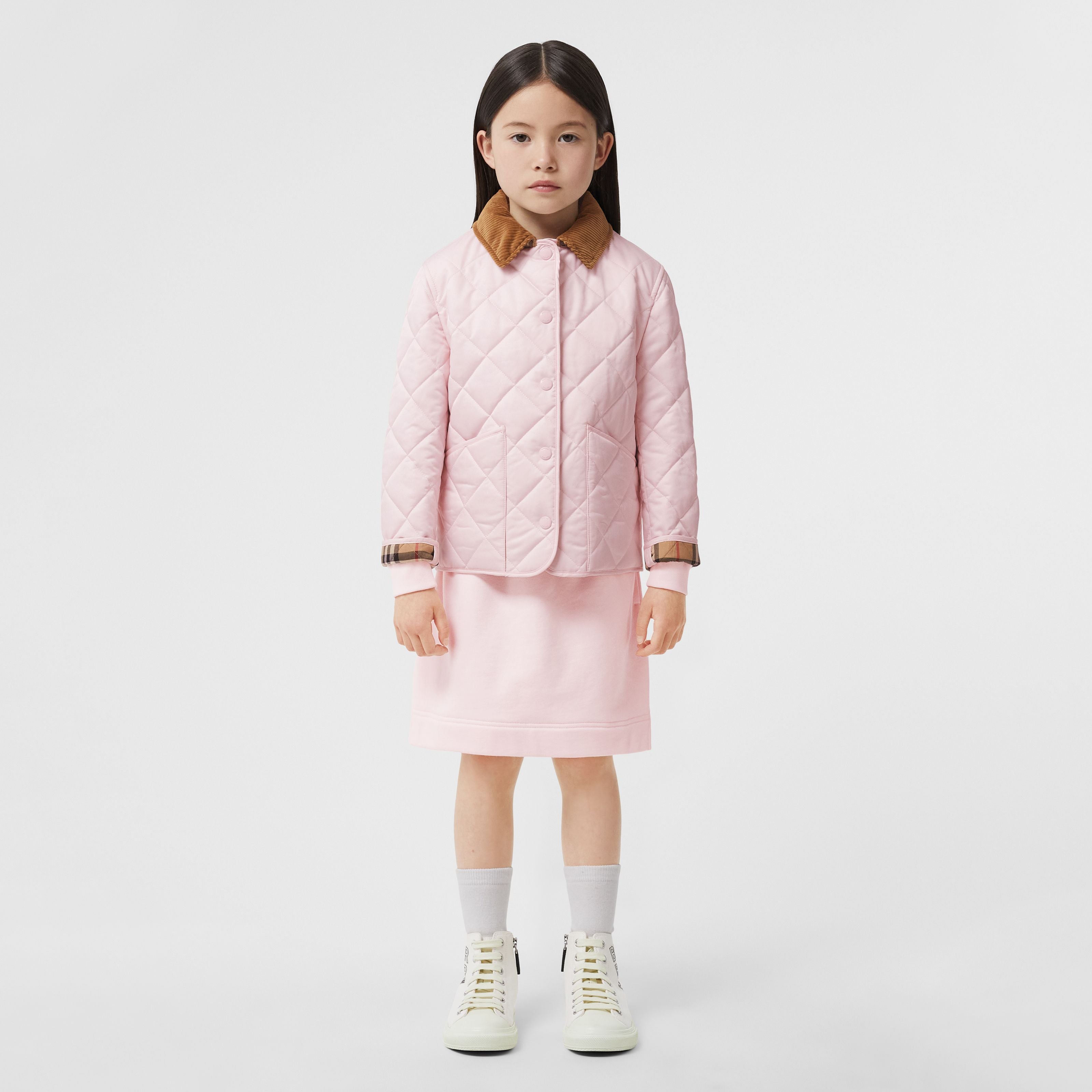 Girls Pink Padded Jacket
