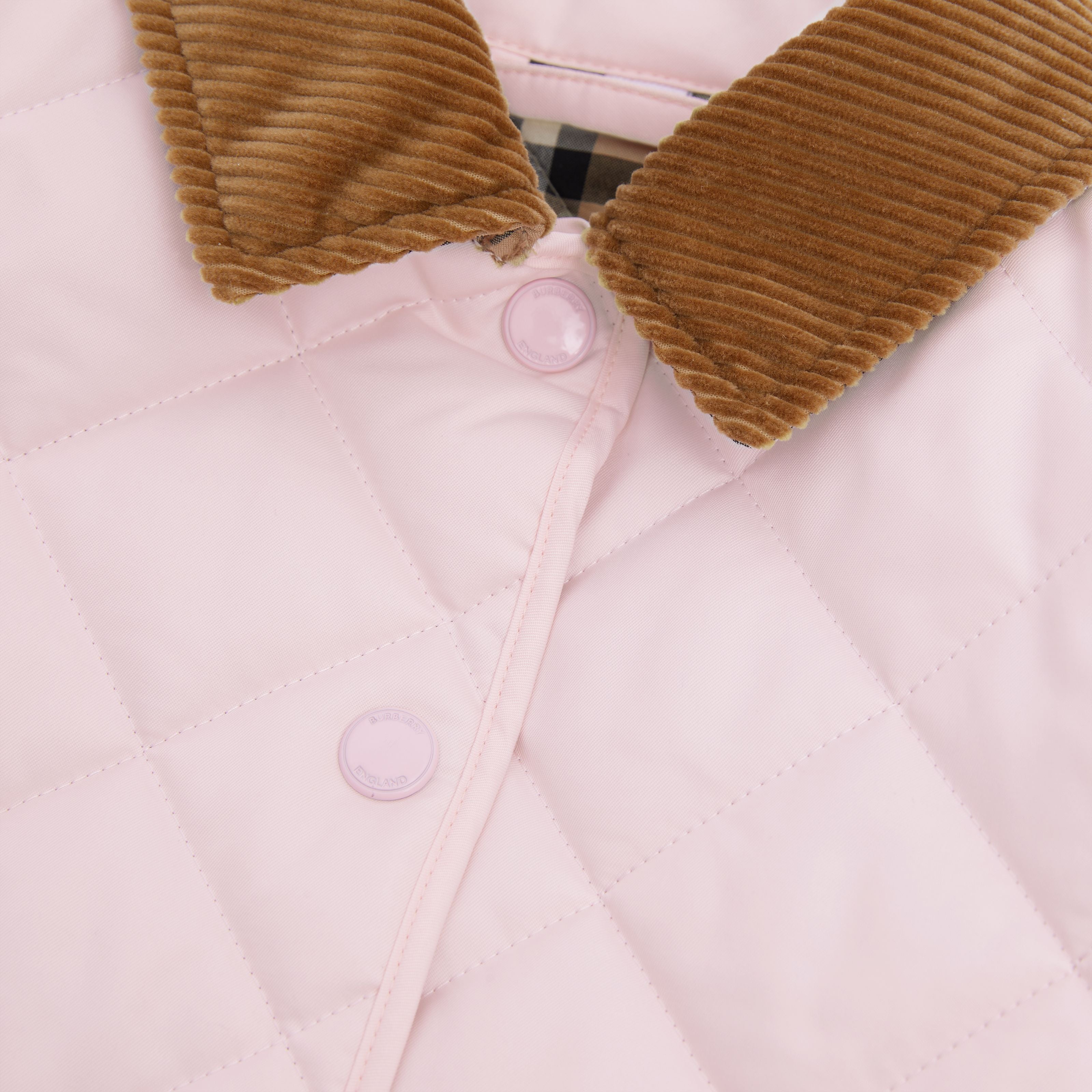 Girls Pink Padded Jacket