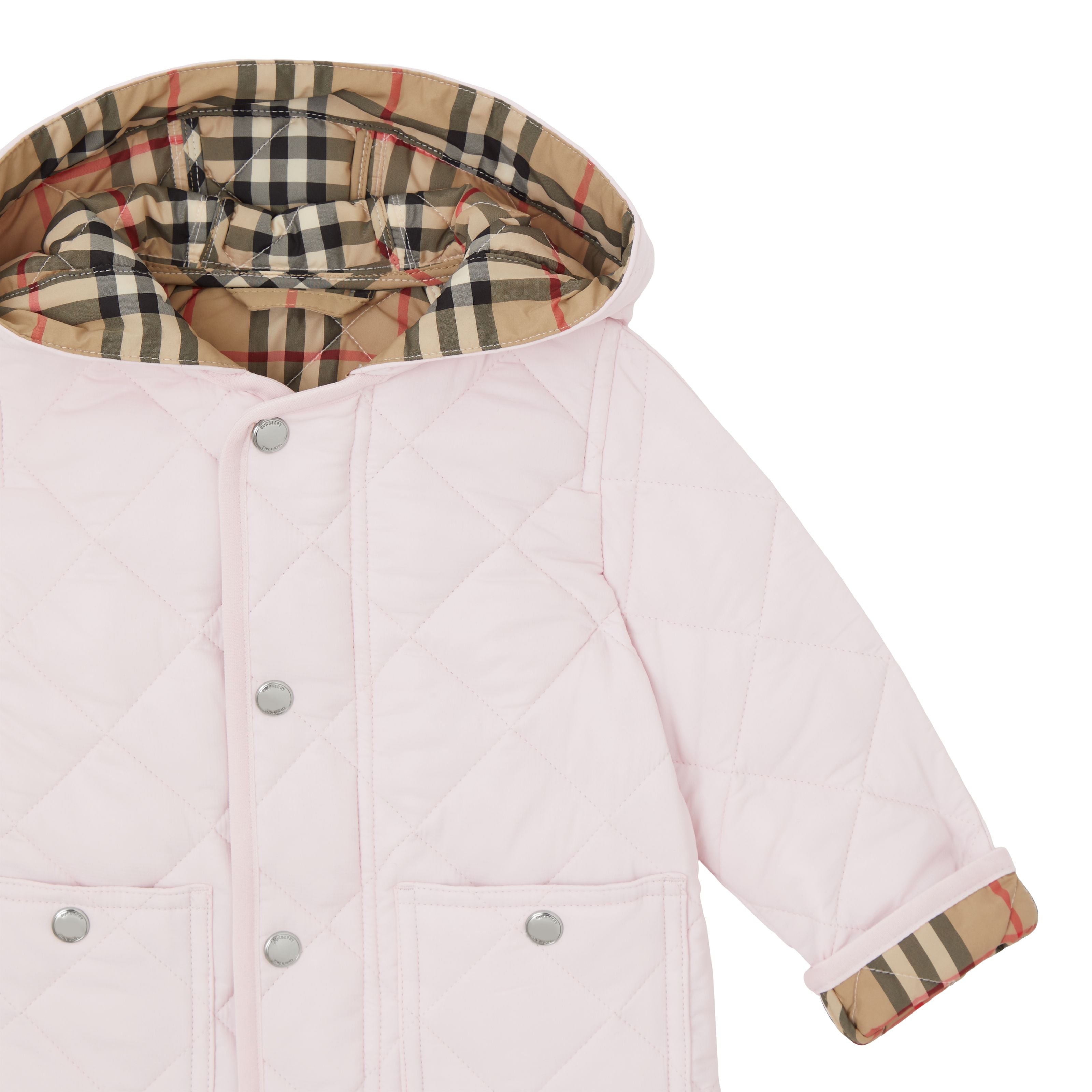 Baby Girls Light Pink Padded Jacket