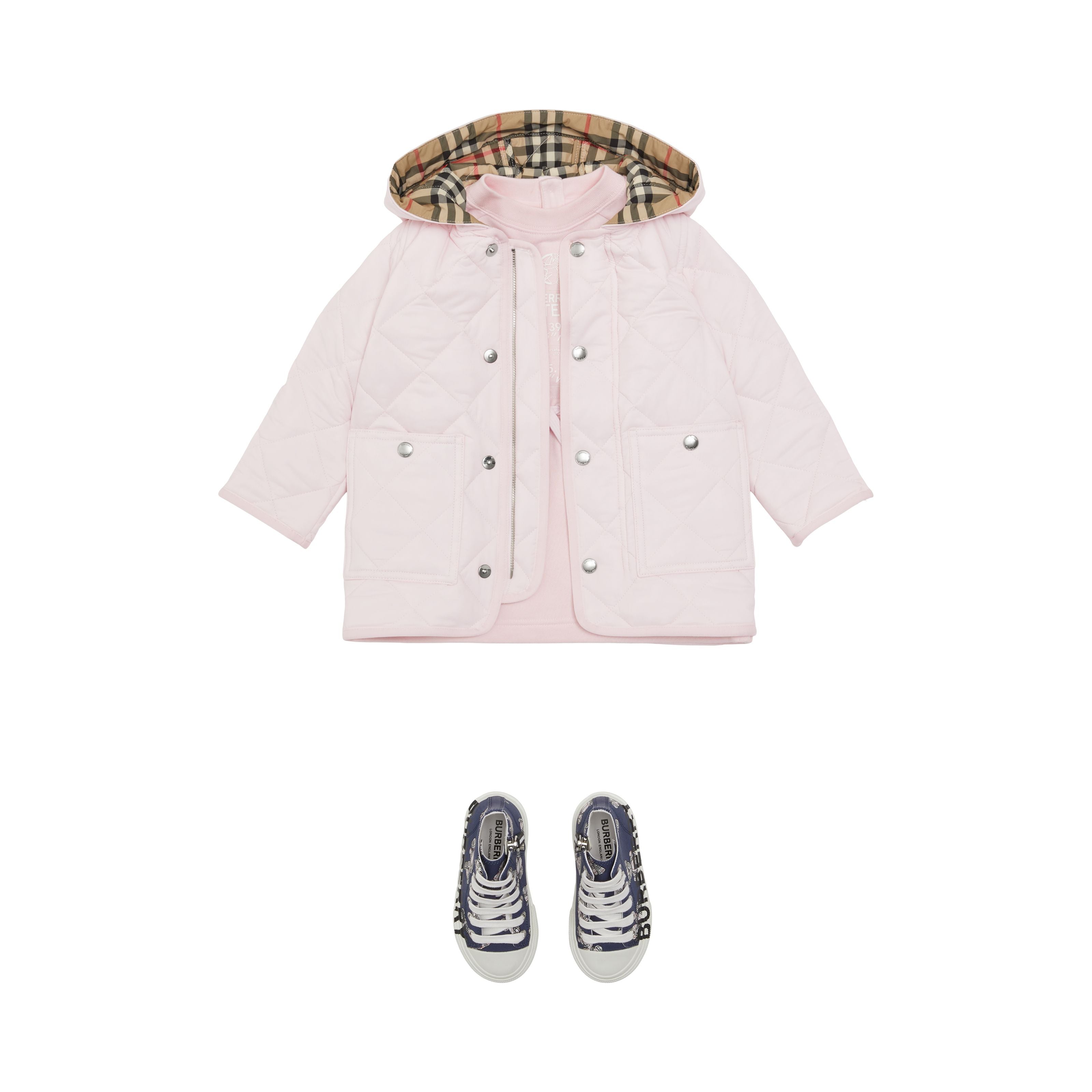 Baby Girls Light Pink Padded Jacket