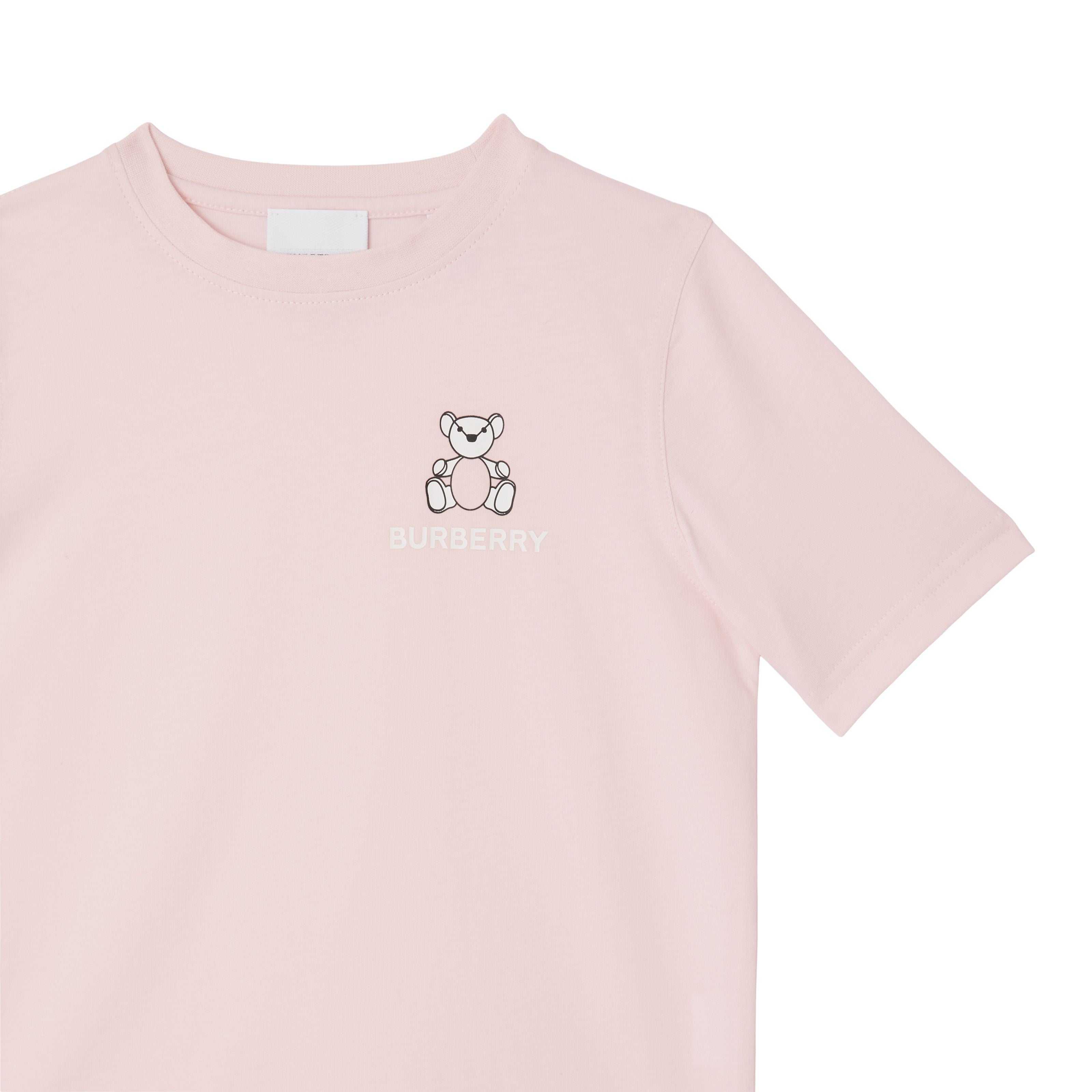 Boys & Girls Pink Logo Cotton T-Shirt