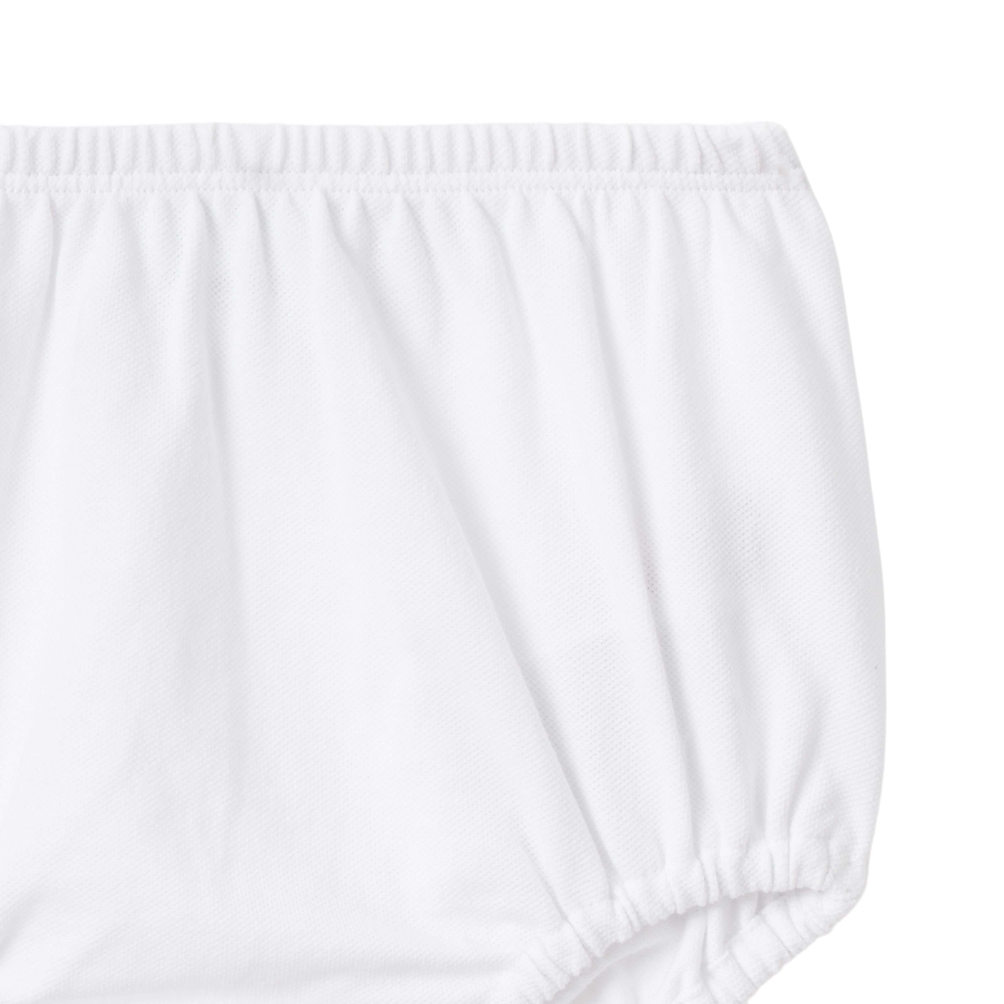 Baby Girls White Cotton Dress Set