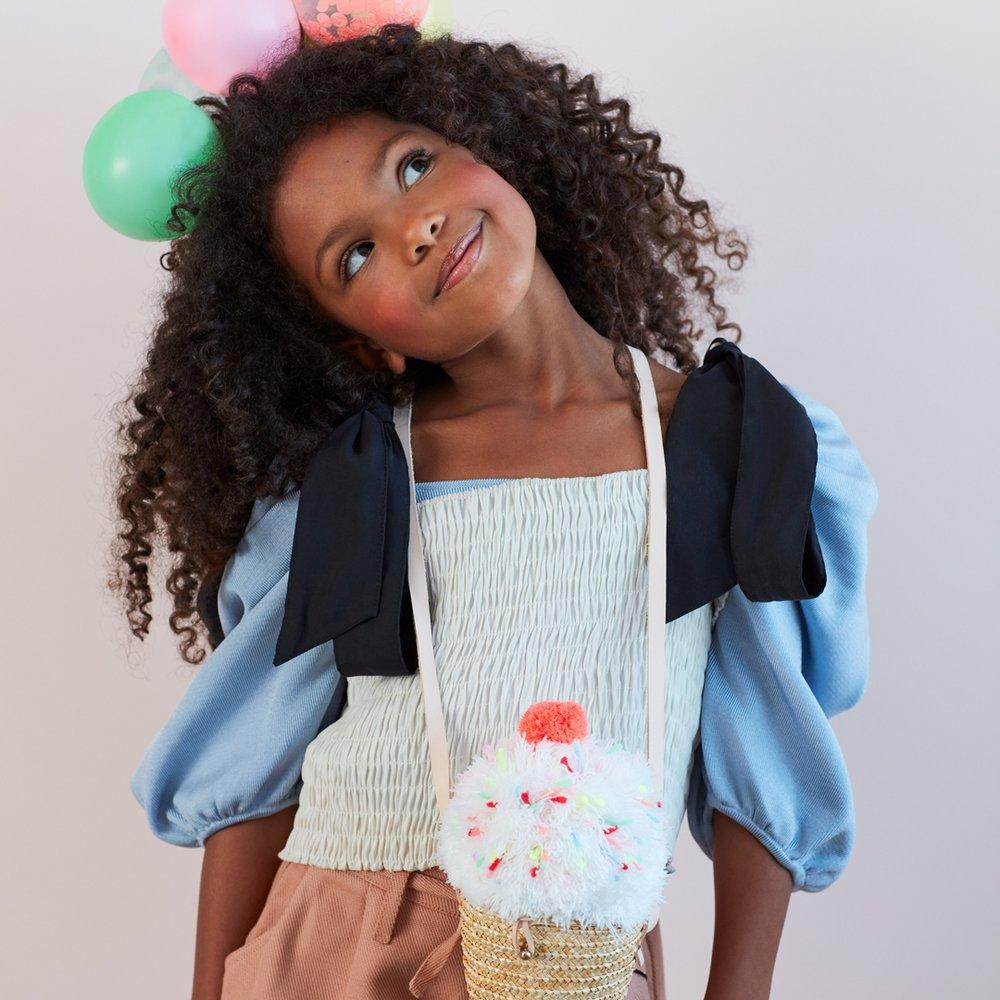 Ice Cream Straw Bag