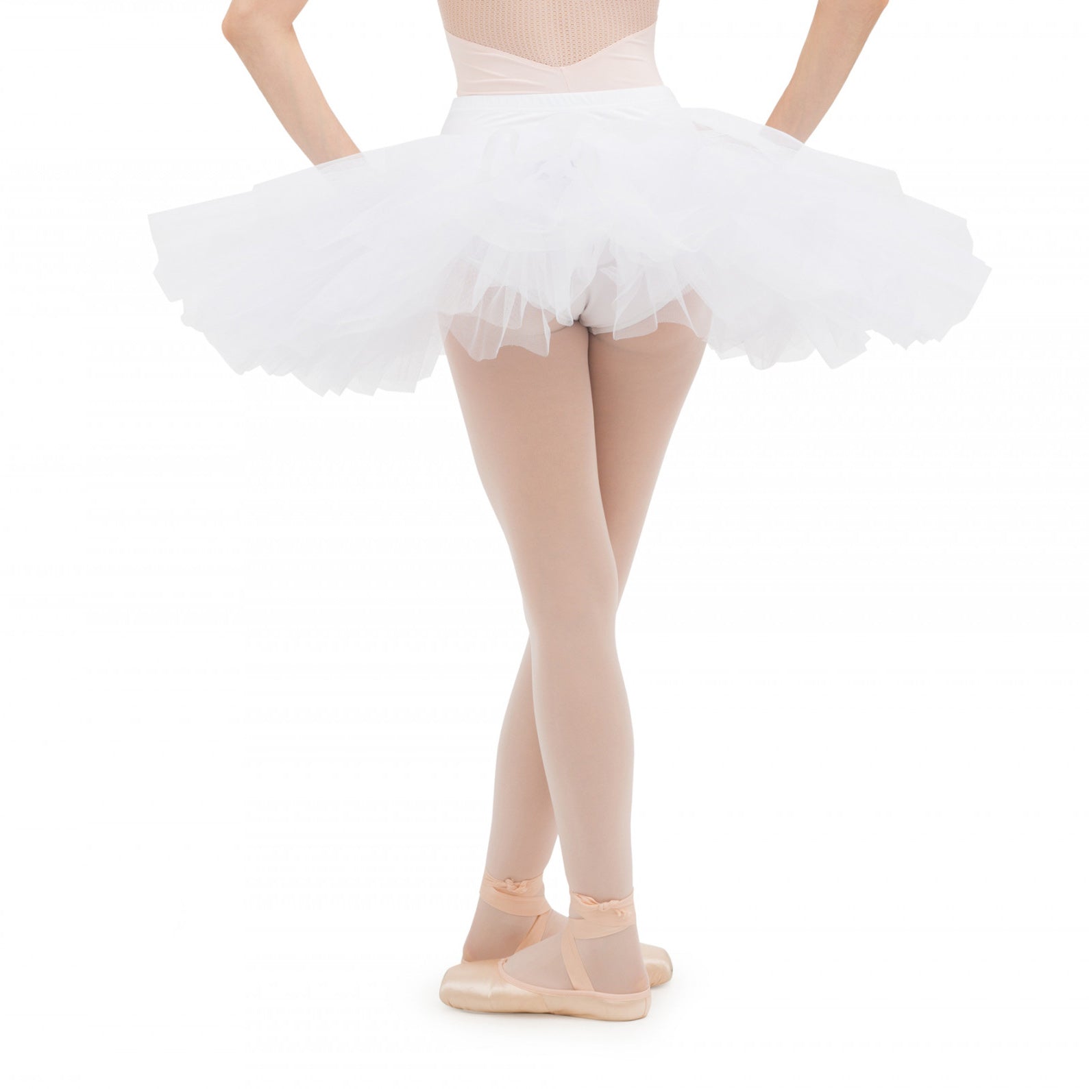 Girls White Ballet Skirt