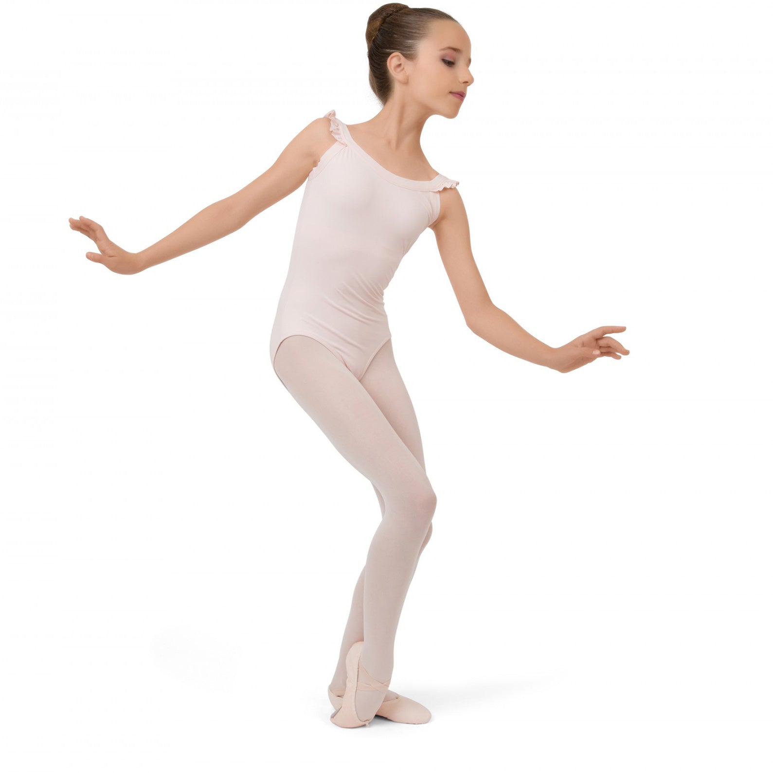 Girls Light Pink Ballet Onesies