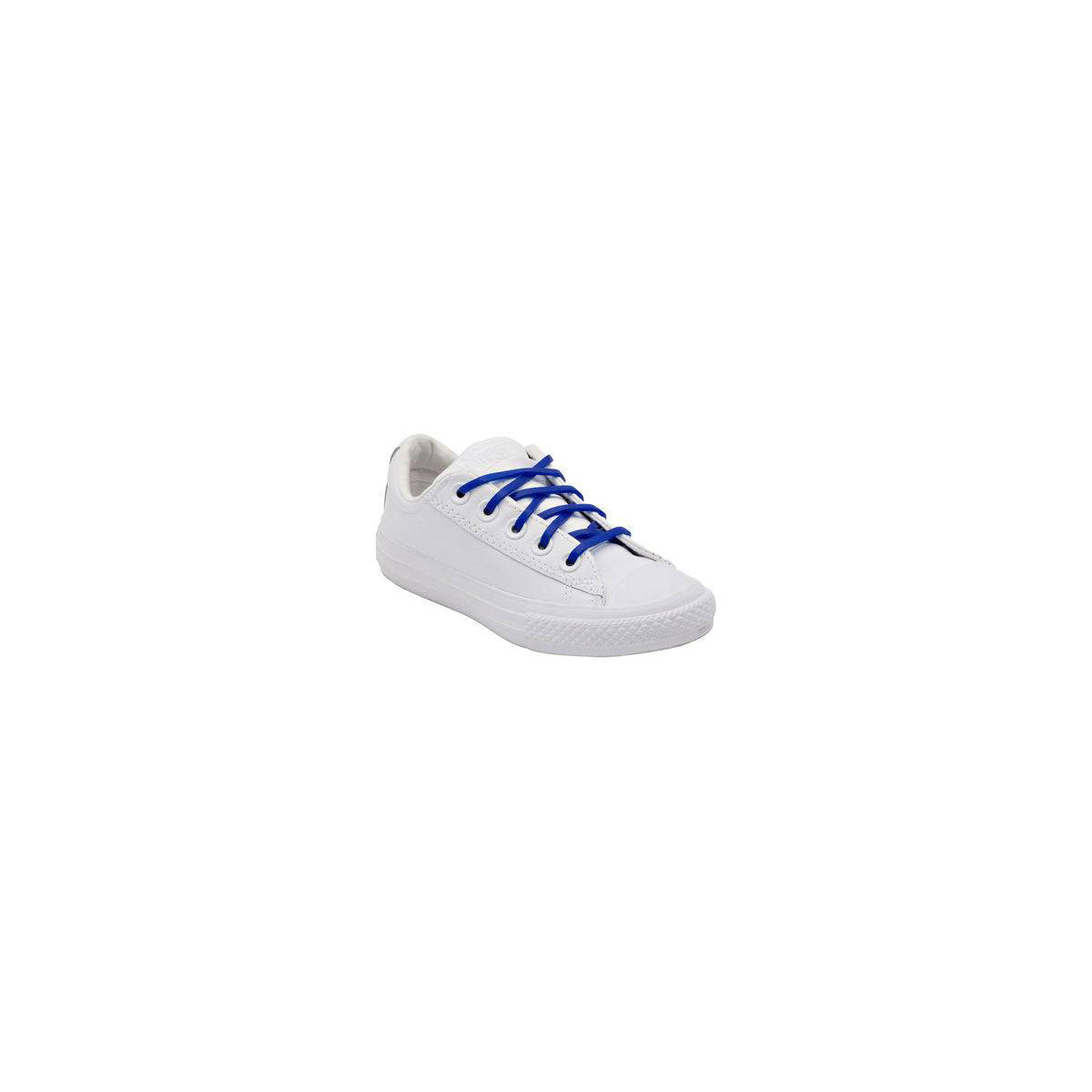 Boys & Girls Blue Silicone Shoelace