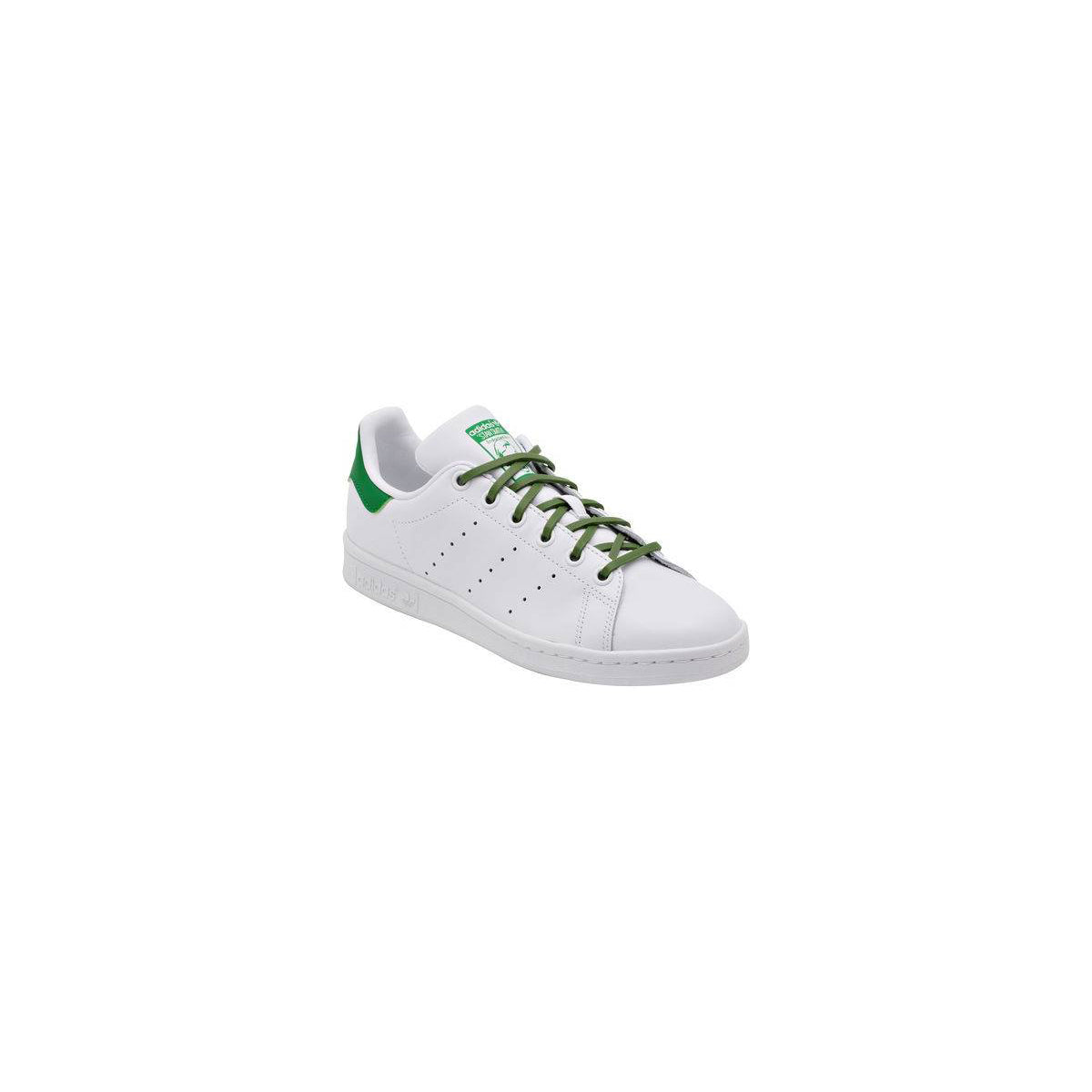 Adult Olive Silicone Shoelace
