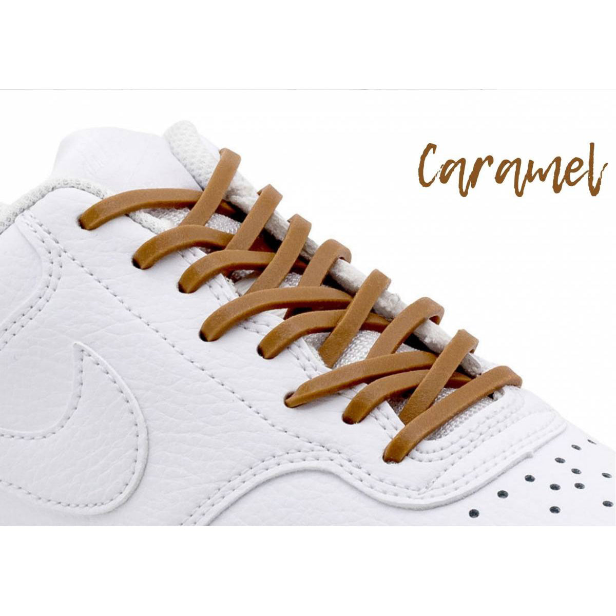 Adult Caramel Silicone Shoelace