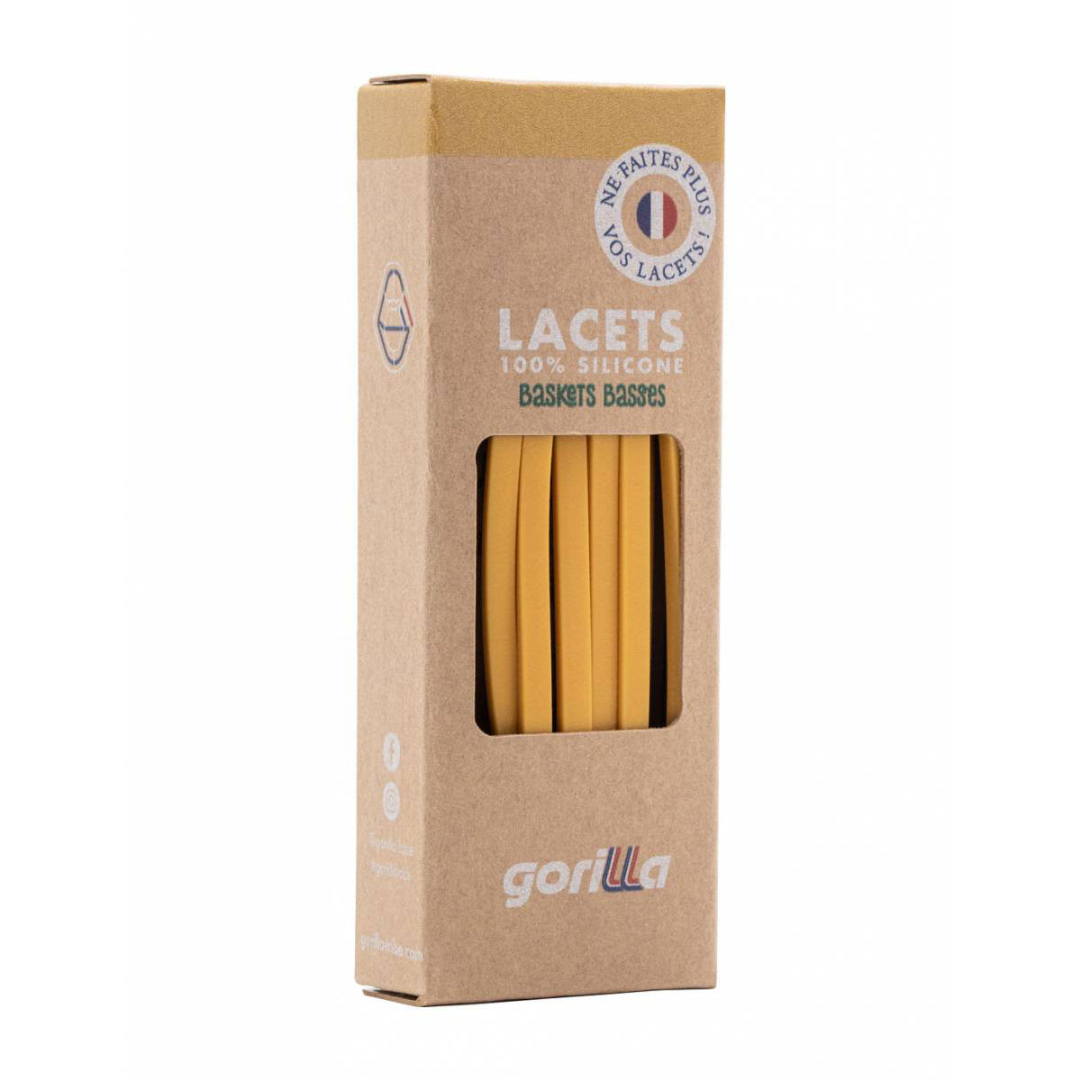 Adult Orange Silicone Shoelace