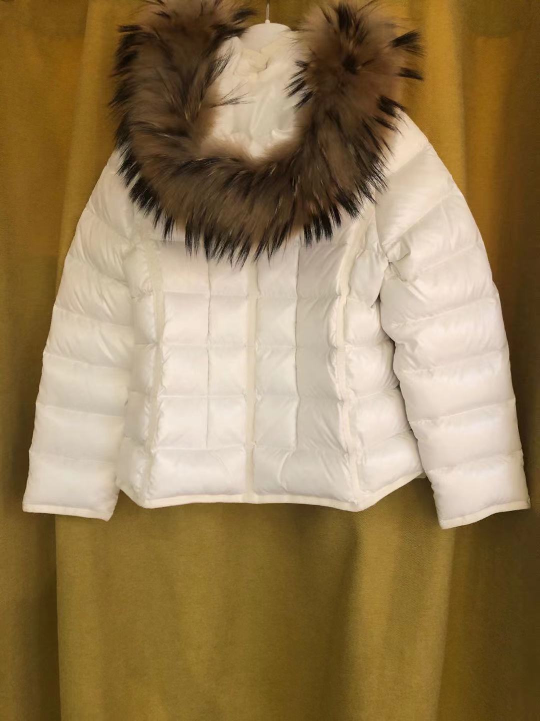 Girls White "New Armoise" Padded Down Jacket