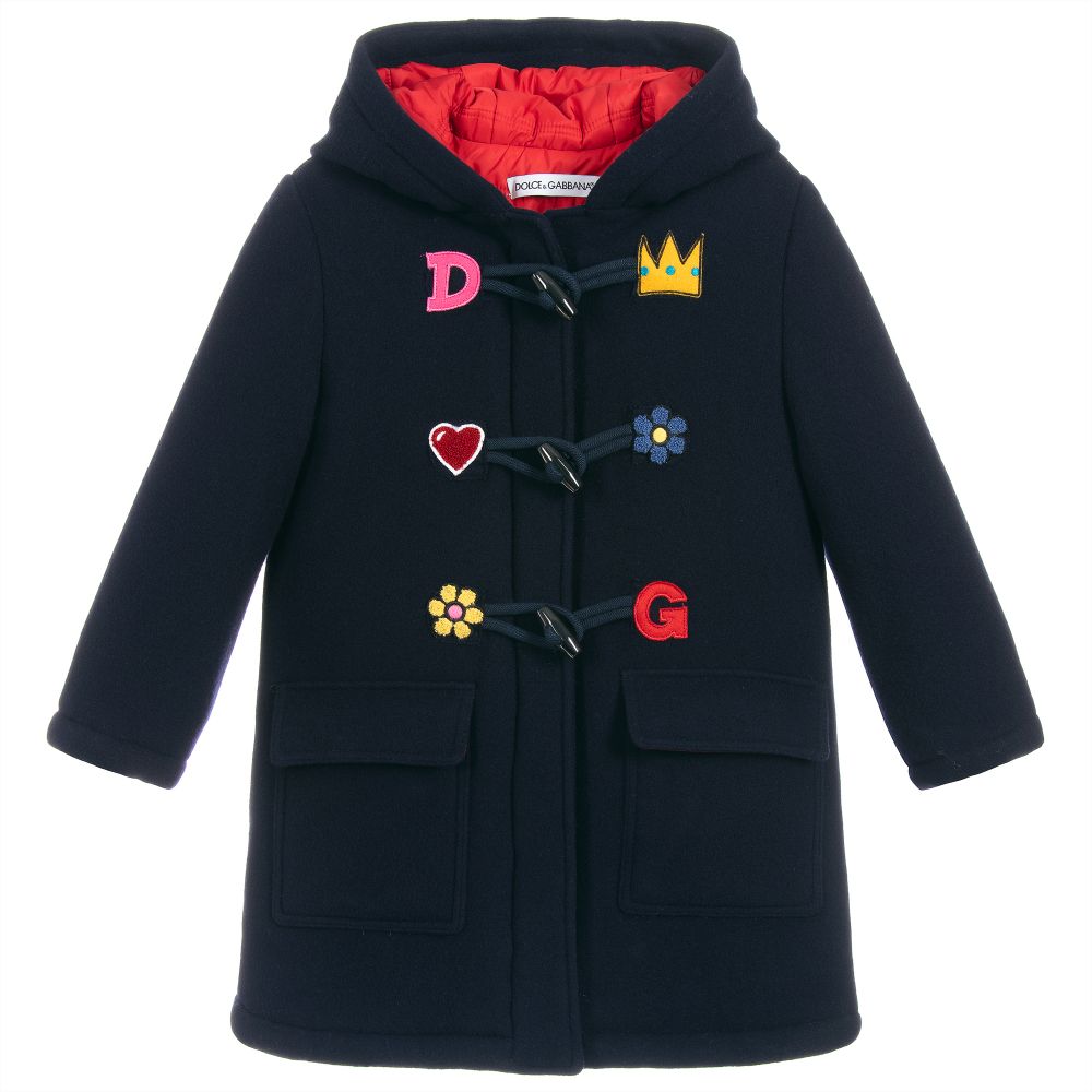 Girls Dark Blue Coat
